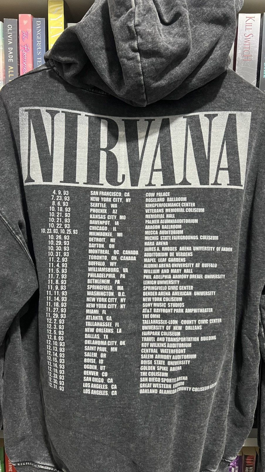 Nirvana Nirvana In Utero 1993 Tour Zipper Hoodie Size US XL / EU 56 / 4 - 5 Thumbnail
