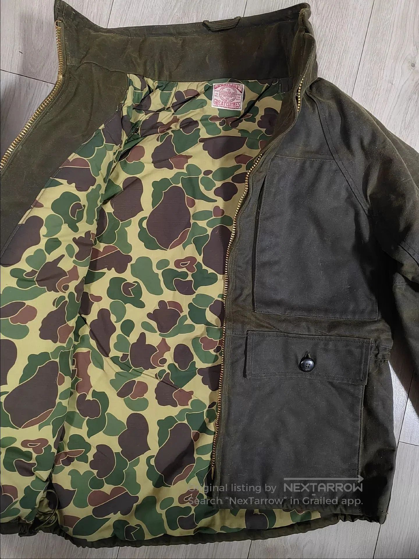 Freewheelers Freewheelers Waxed Work Jacket. Size US M / EU 48-50 / 2 - 5 Thumbnail