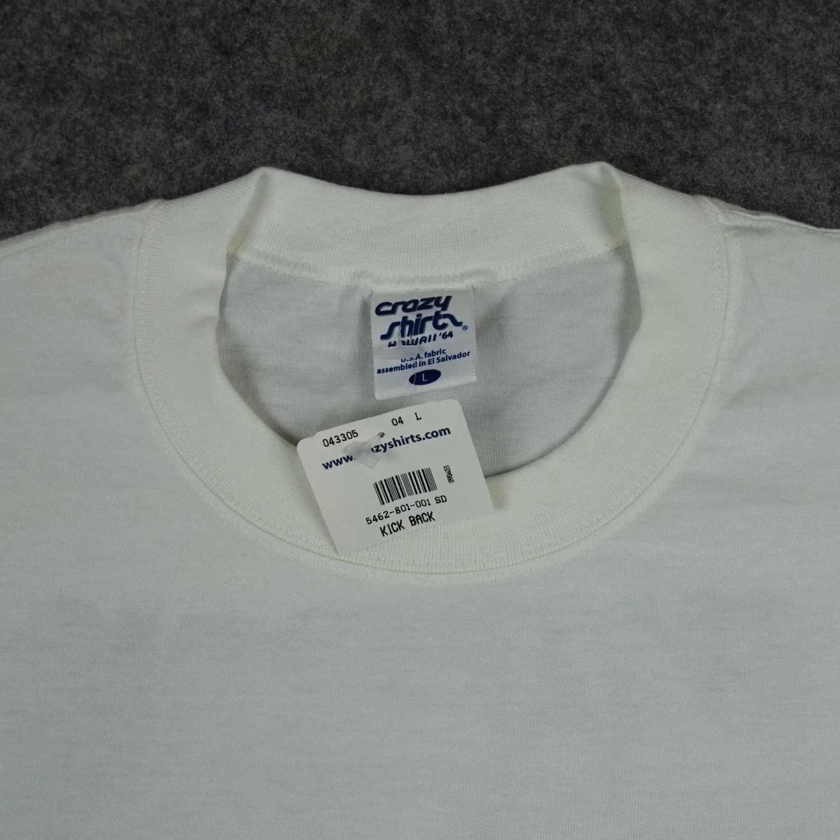 Vintage Crazy Shirts Shirt Mens L White Kick Back San Diego Hammock Graphic Tee VTG Size US L / EU 52-54 / 3 - 3 Thumbnail