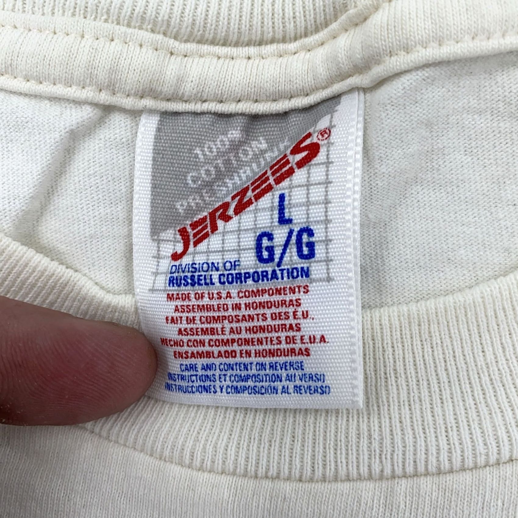 Jerzees VINTAGE Save The Children Shirt Mens L White Smiles Can Grow Flower Art 90s Nike? Size US L / EU 52-54 / 3 - 4 Thumbnail