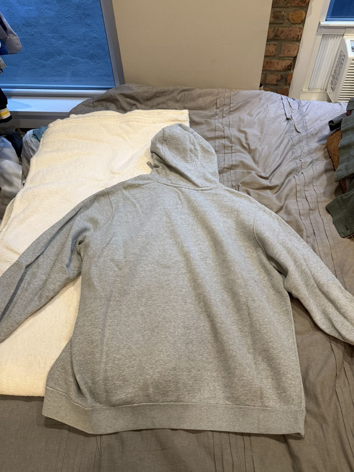 Nike Nike Gray Hoodie XXL Size US XXL / EU 58 / 5 - 3 Thumbnail