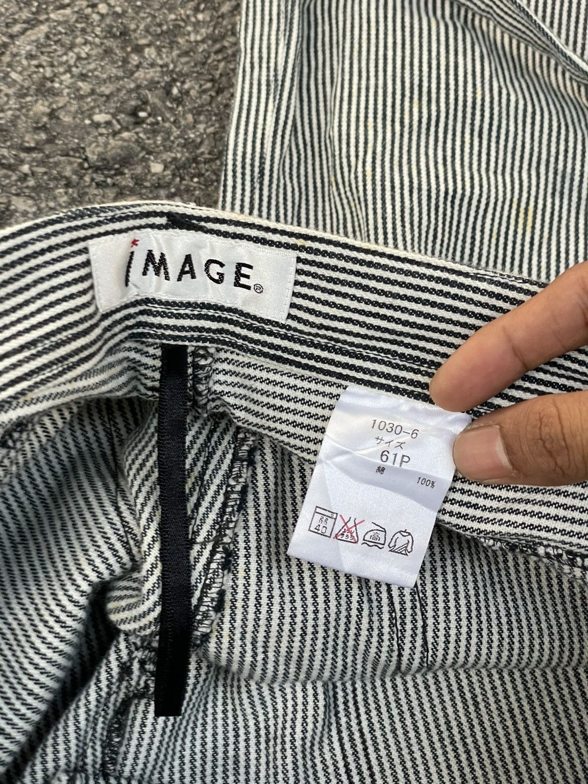 If Six Was Nine Stripe Cargo Bootcut Pants Womens Size 27" / US 4 / IT 40 - 8 Thumbnail