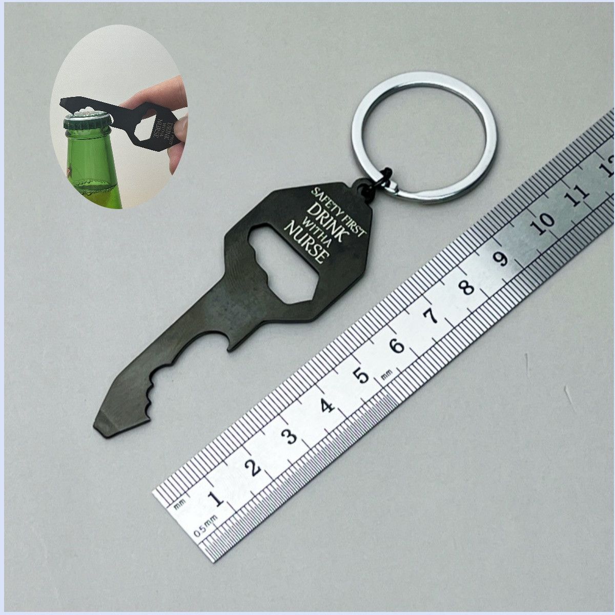 Other Metal Carabiner Waist Keychain Size ONE SIZE - 2 Thumbnail