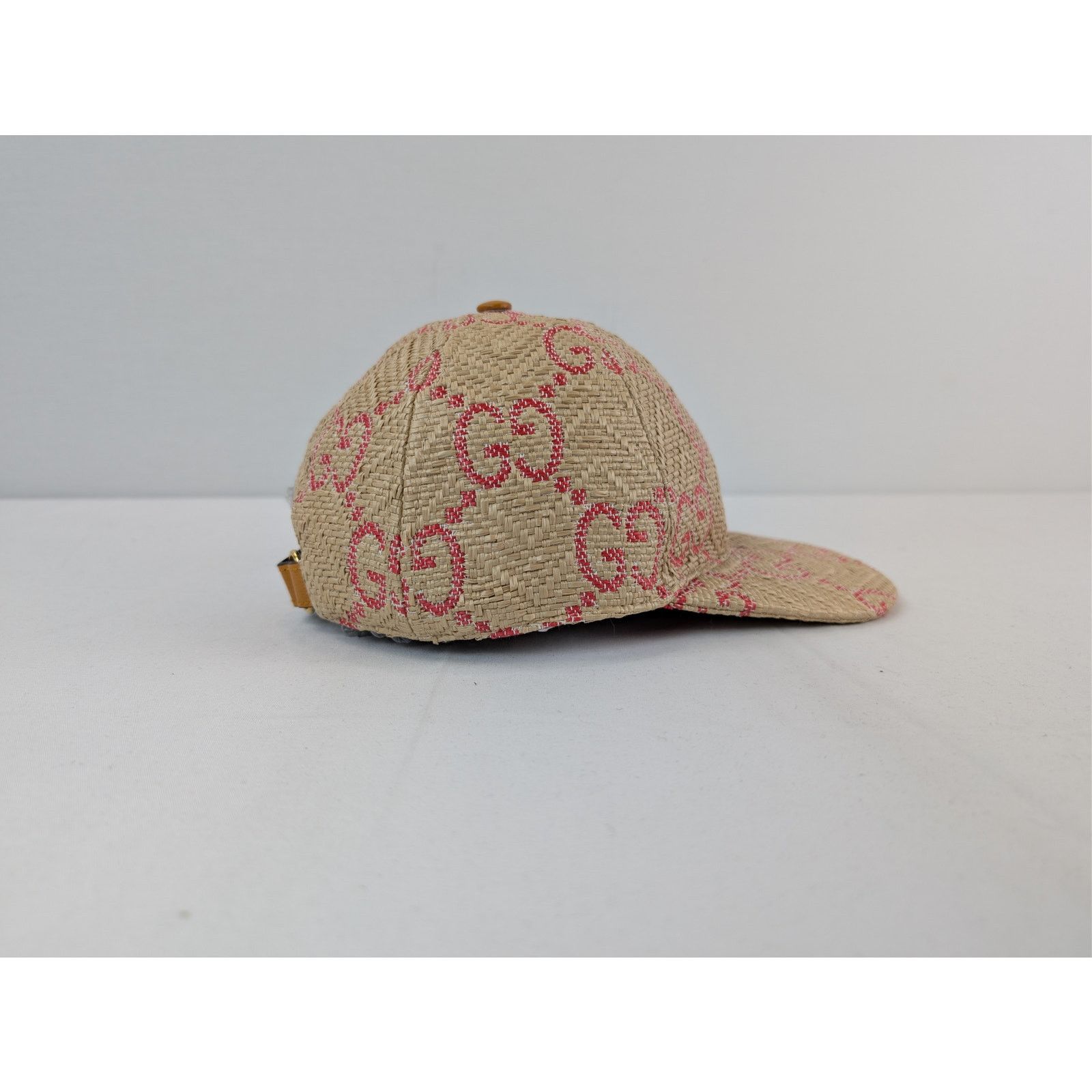 Gucci o1rshd1 Size: M / Baseball Cap / Hat in Beige/Red Size ONE SIZE - 4 Thumbnail