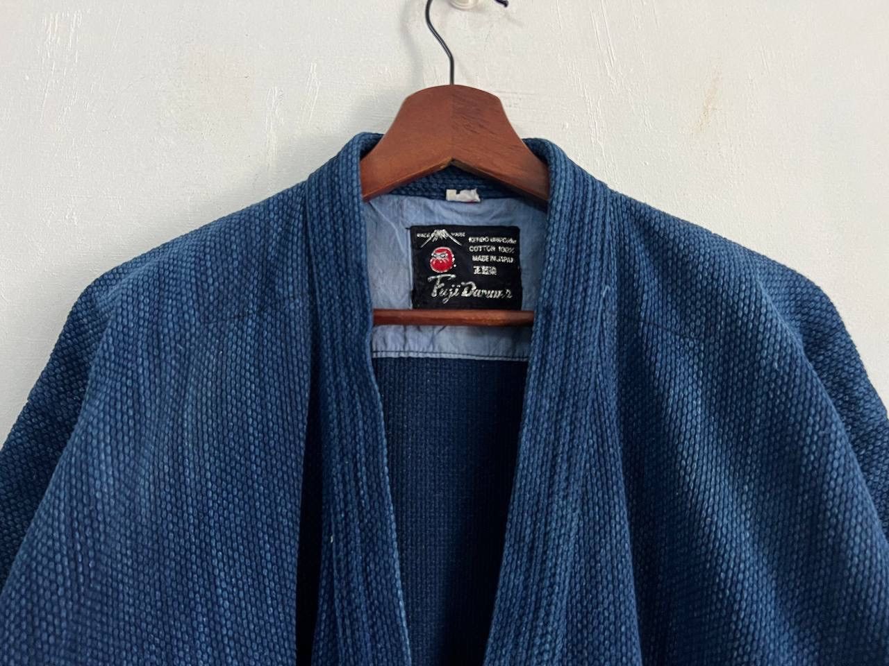 Vintage Vintage Kendo Boro Fuji Daruma Dyed Kimono Jacket Size US L / EU 52-54 / 3 - 5 Thumbnail