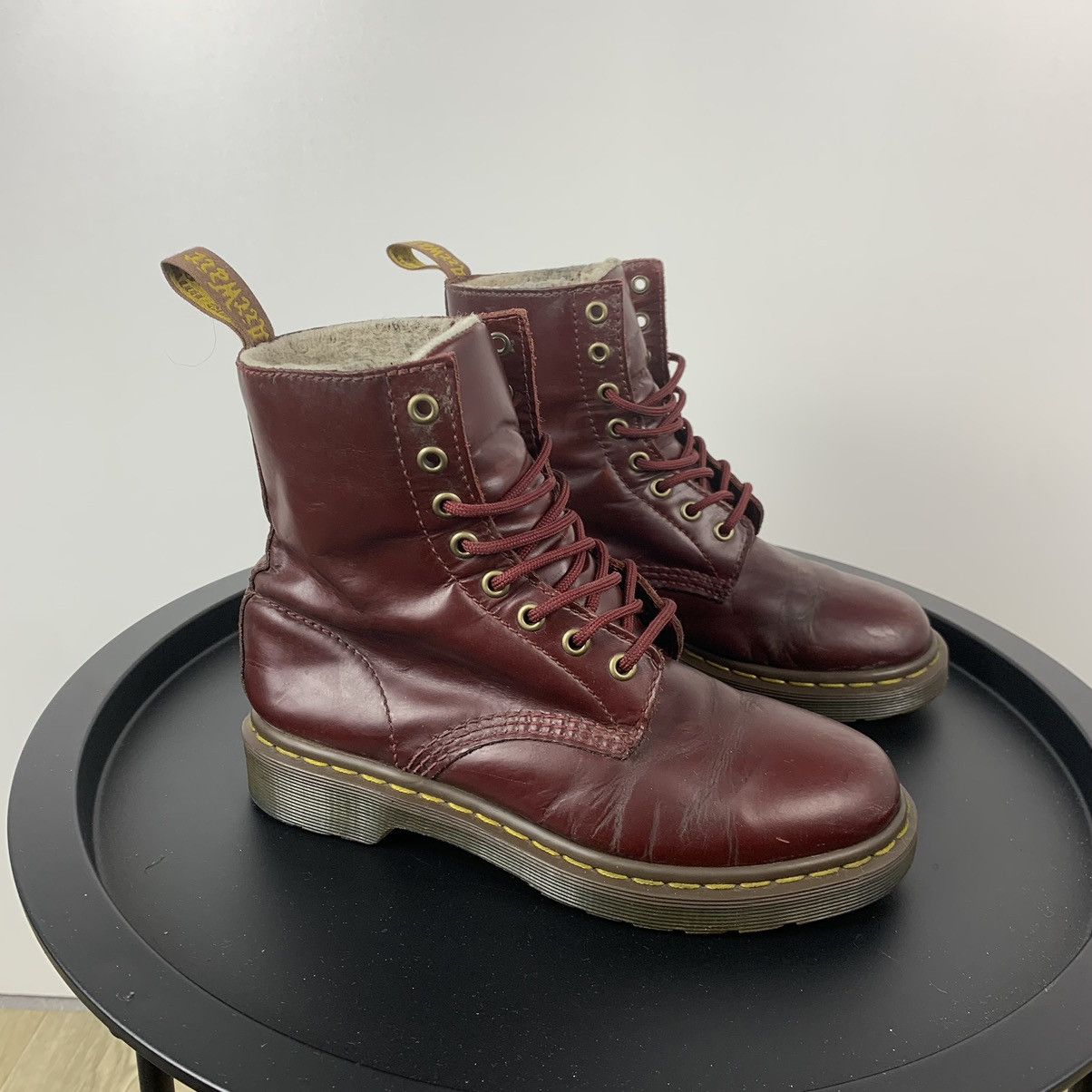 Dr. Martens Vintage Dr. Martens 1460 Serena Boots EU 38 Cherry Size US 7 / IT 37 - 3 Thumbnail