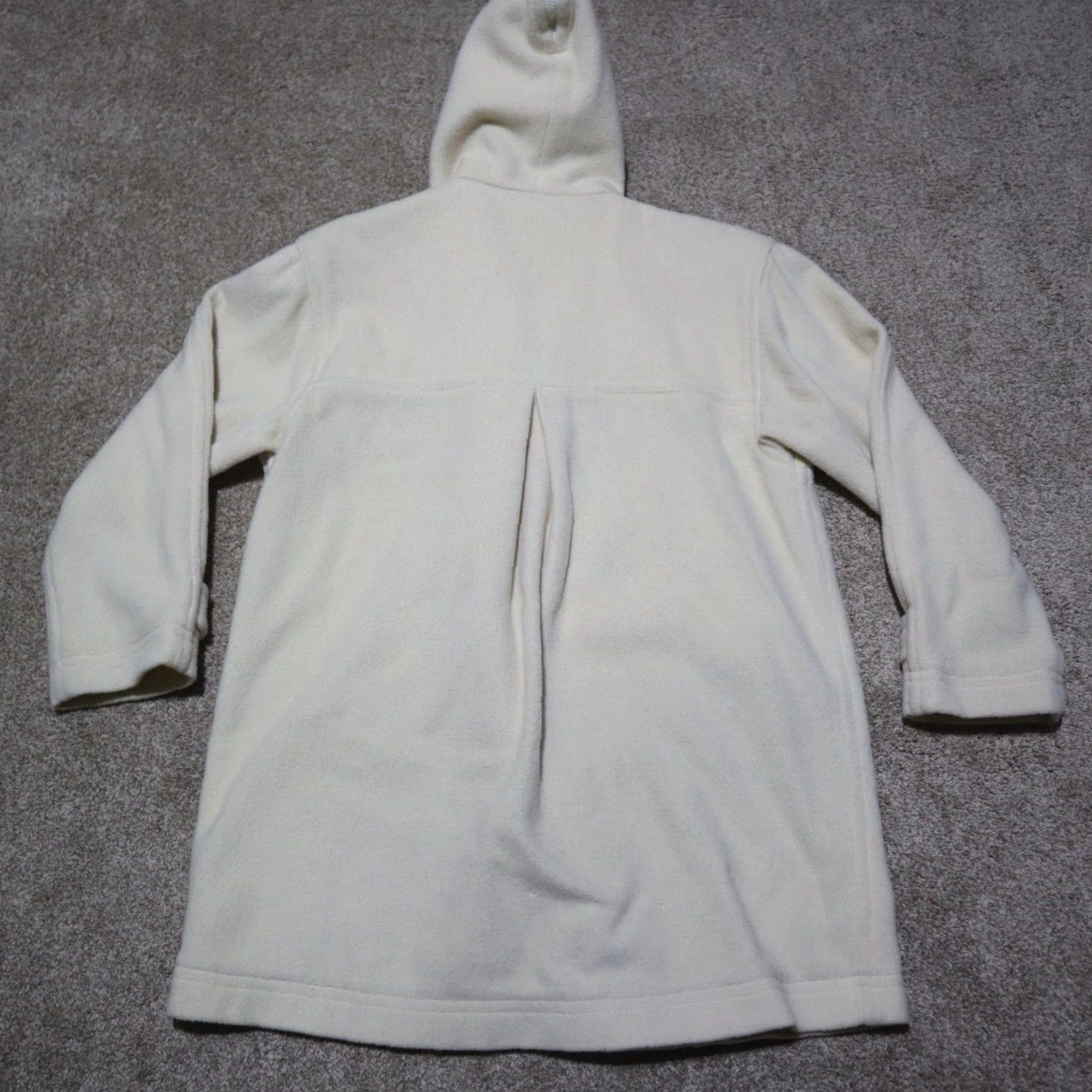 Vintage Lizsport Jacket Women's Petite Medium Ma 70% Wool Beige Pockets Utility Coat 90s City Teachers Mens Womens Size M / US 6-8 / IT 42-44 - 8 Thumbnail