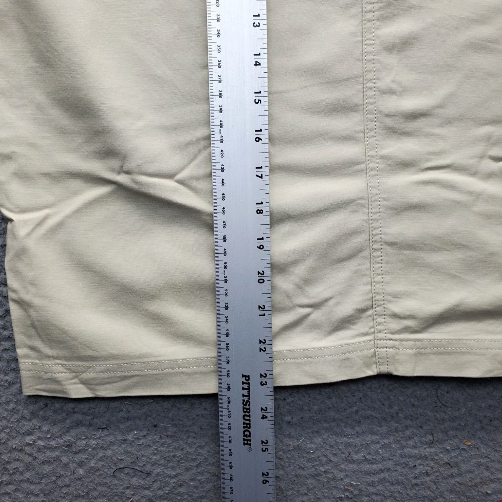 Coldwater Creek Coldwater Creek Women's Skirt: L Tan Straight & Pencil Short 5-Pocket Zipper Button Casual, Party/Cocktail Vintage: No Mens Womens Size 36" / US 14 / IT 50 - 3 Thumbnail