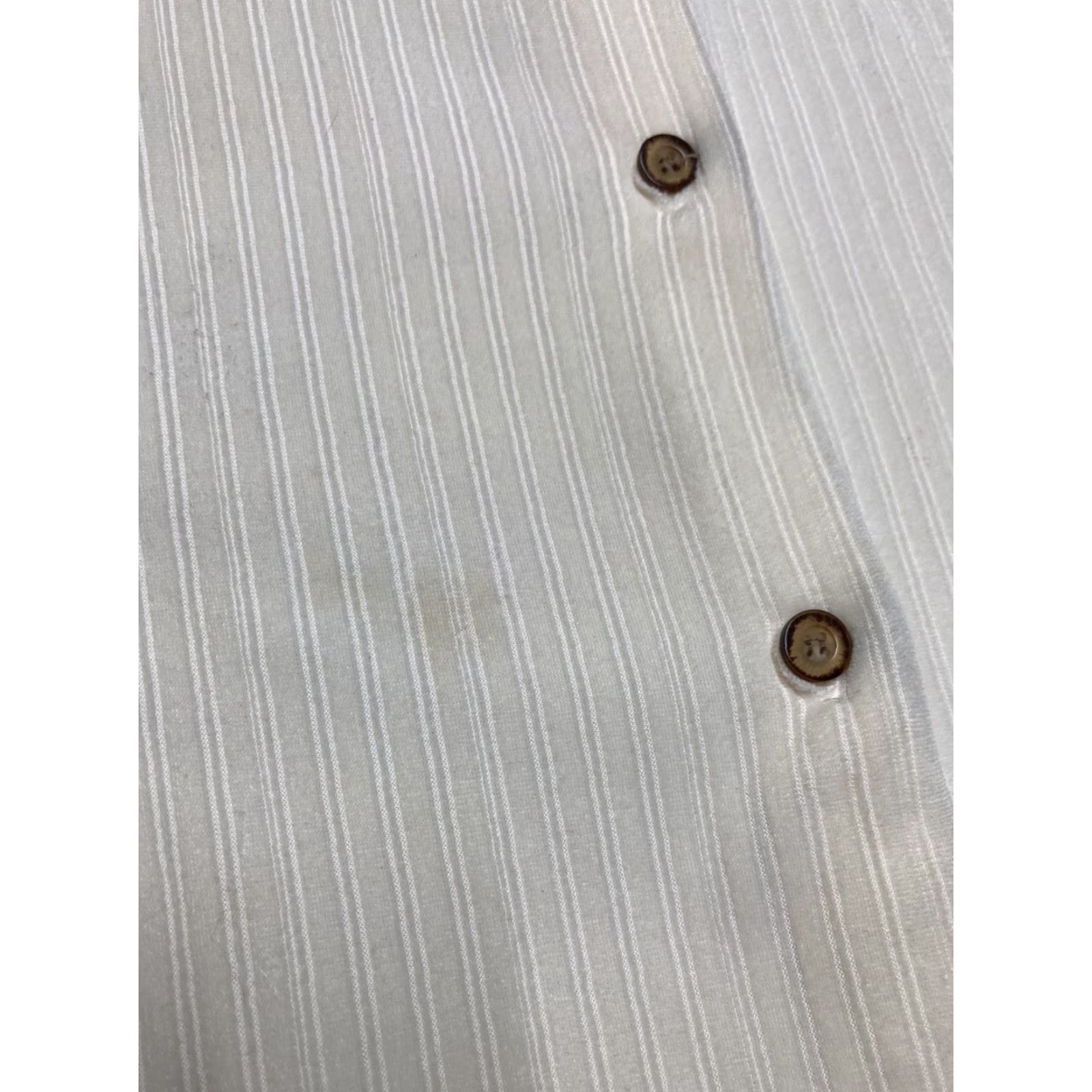 CLOT VINTAGE Beach Shirt Women Large White Terry Button-Up 70s 80s Kikomo Night Beach Night 70s 80s Size L / US 10 / IT 46 - 4 Thumbnail