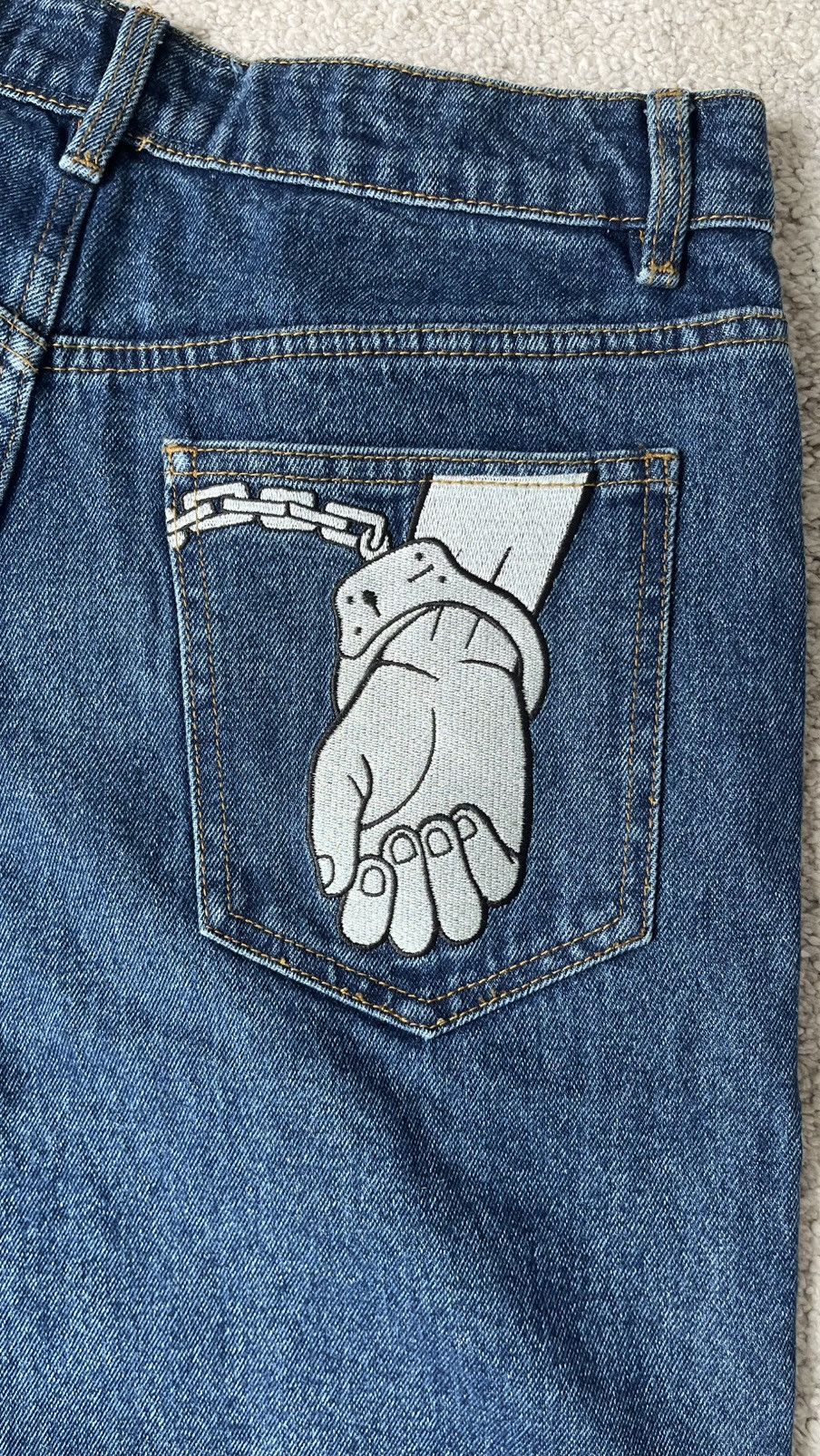 Other Crooks LDN baggy denim jeans Size US 31 - 12 Thumbnail