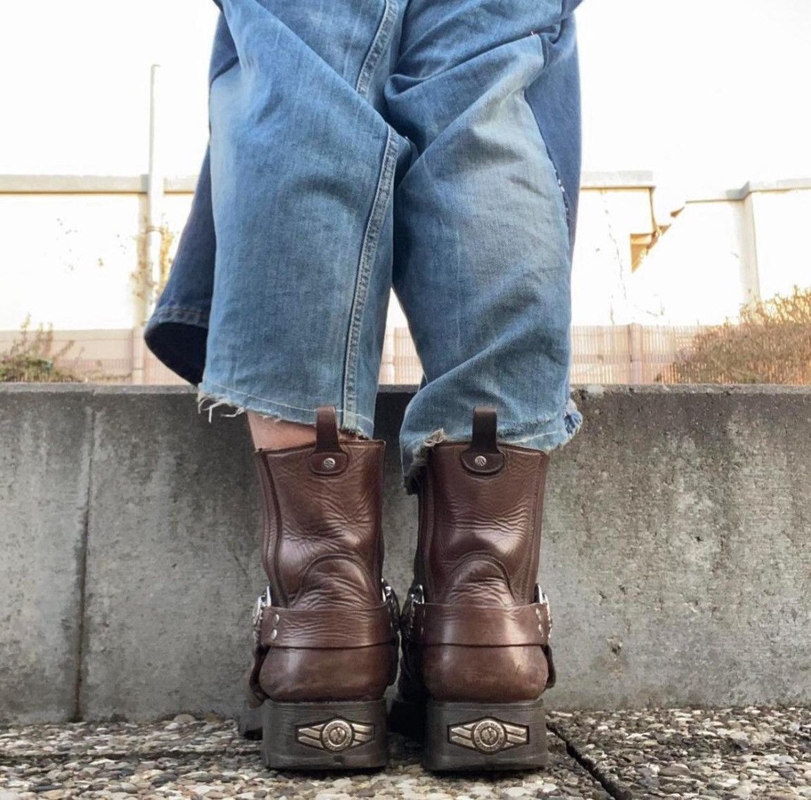 New Rock NEW ROCK BOOTS VINTAGE Size US 12.5 / EU 45-46 - 3 Thumbnail