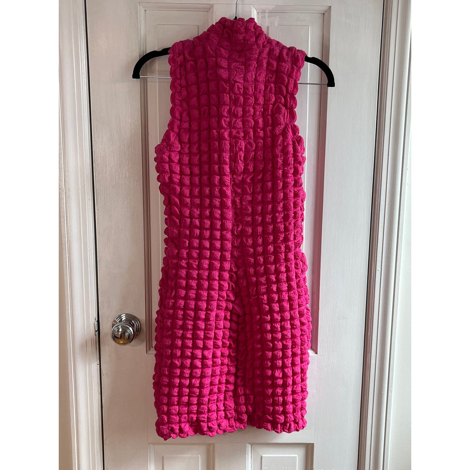 Amanda Uprichard Amanda Uprichard Pink Popcorn Texture Mini Dress Y2K Size S / US 4 / IT 40 - 4 Thumbnail