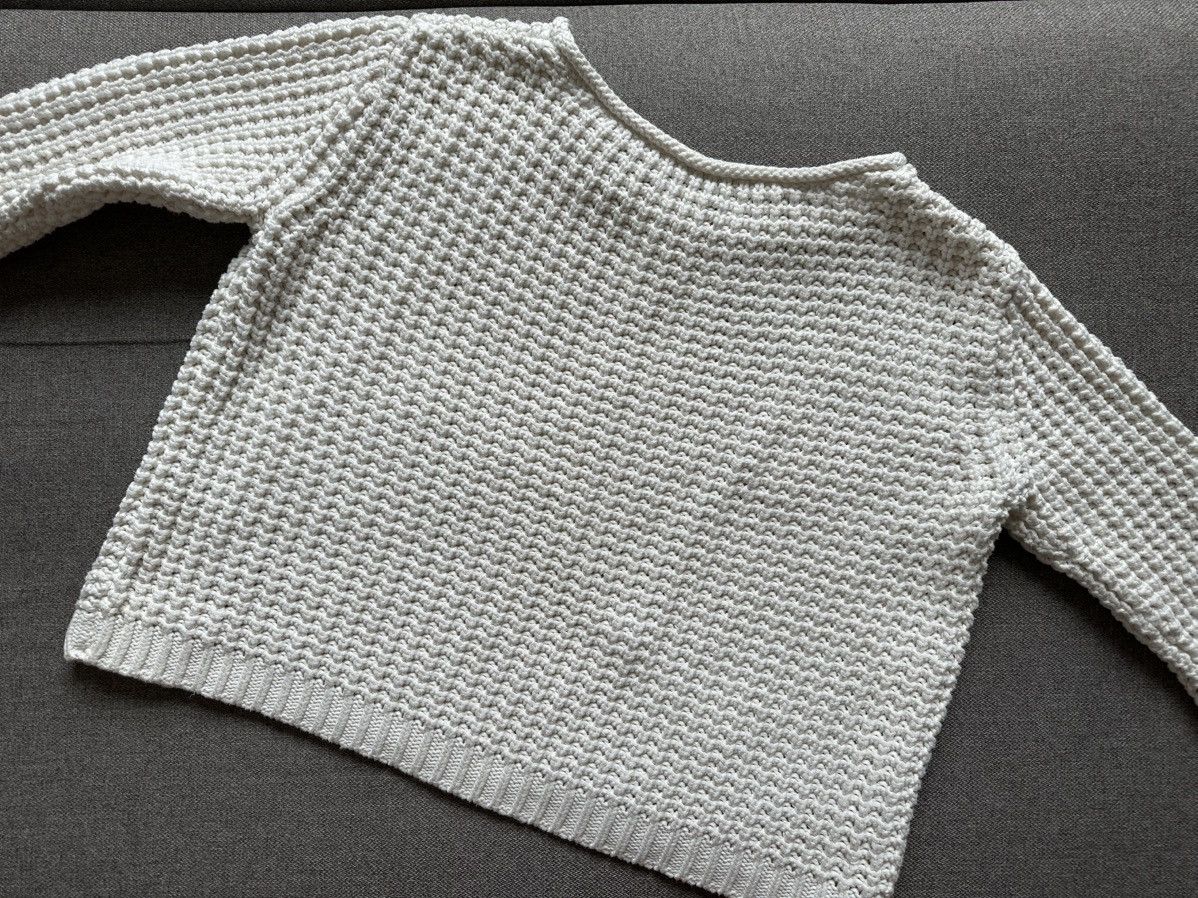 Acne Studios Acne Studios Sapata Solid PSS13 waffle knitted sweater Size S / US 4 / IT 40 - 8 Thumbnail