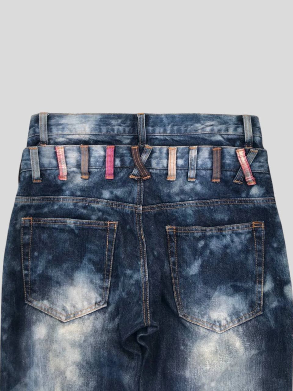 Kapital Explosion by Nylaus Double Waist Jeans Size US 31 - 9 Thumbnail