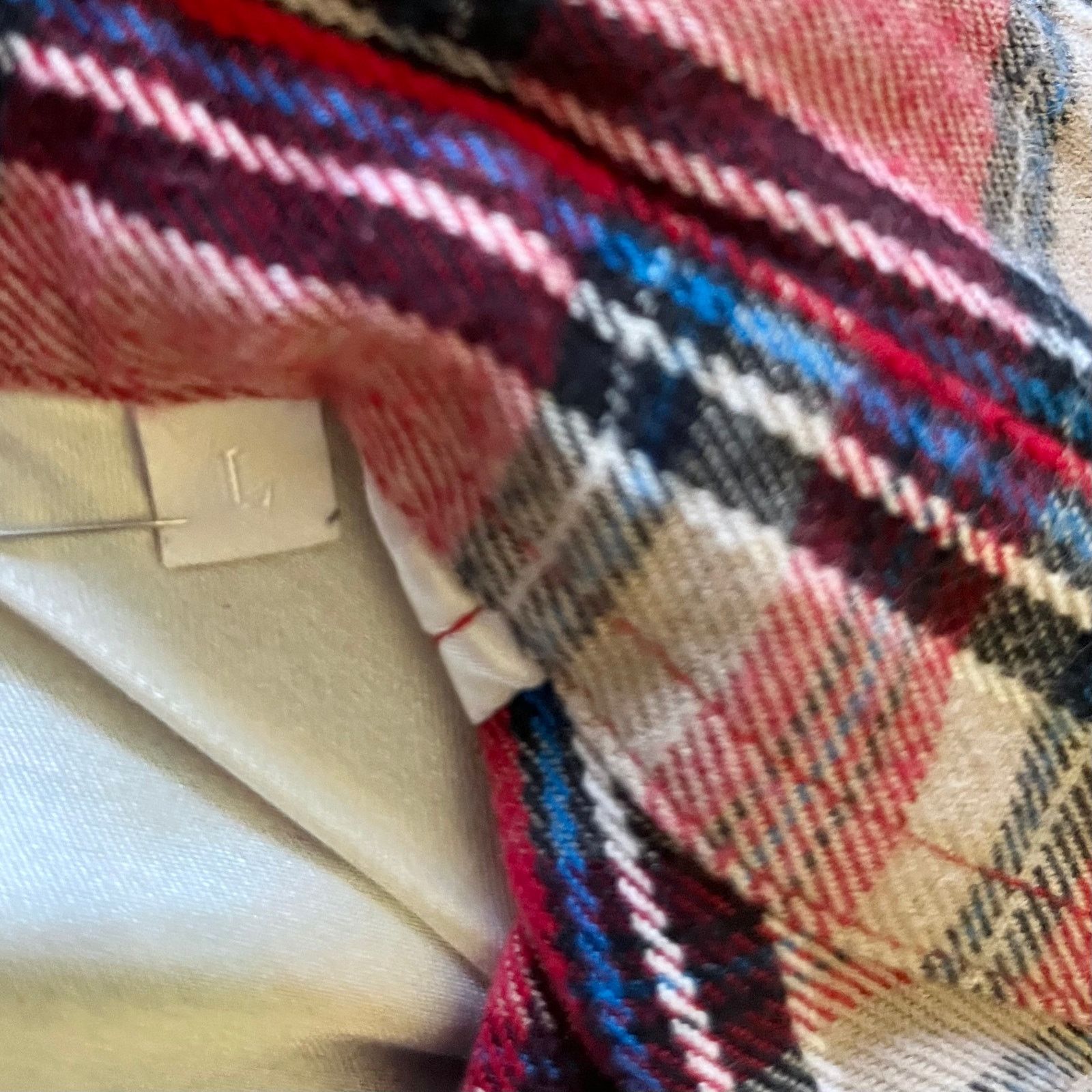Diesel Diesel Red Plaid Check Cotton Button-Down Flannel Shirt Size US L / EU 52-54 / 3 - 5 Thumbnail