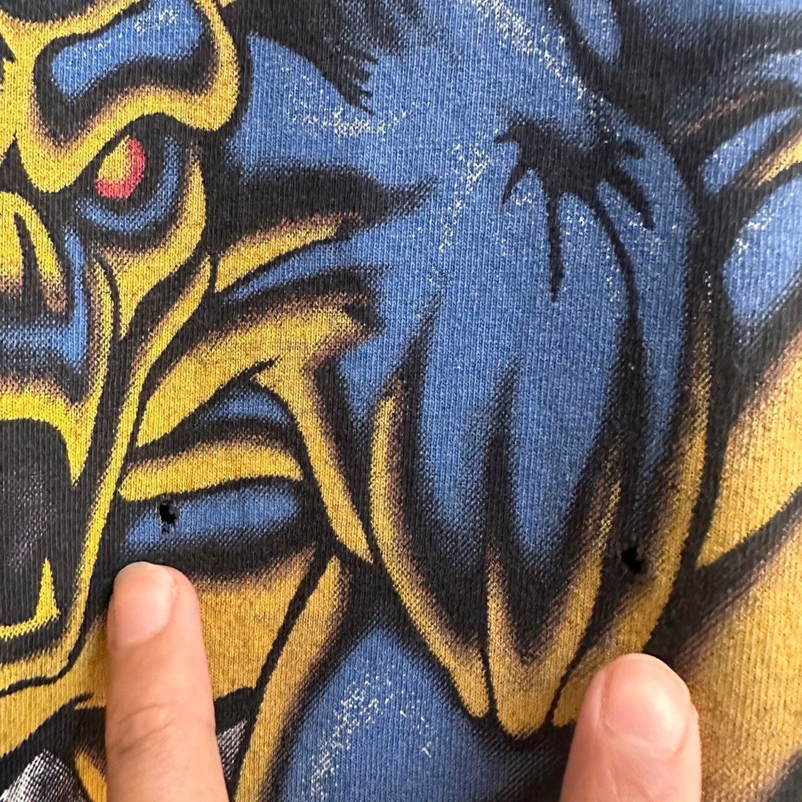 Liquid Blue × Vintage Vintage 1995 Gargoyle Liquid Blue AOP Shirt Size US L / EU 52-54 / 3 - 5 Thumbnail