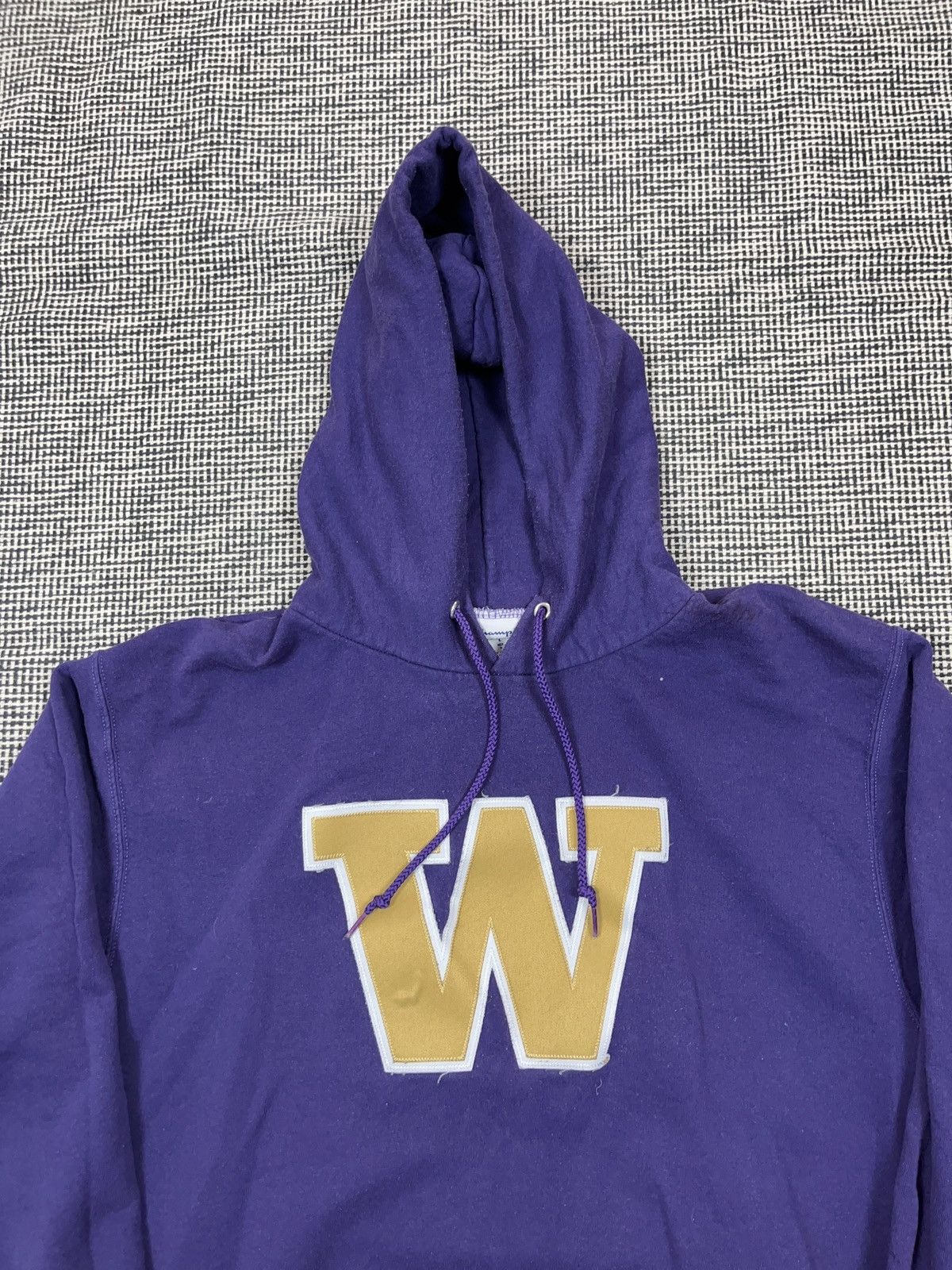 Champion ➕ y2k vintage champion 💜 purple Washington university hoodie Size US L / EU 52-54 / 3 - 2 Thumbnail