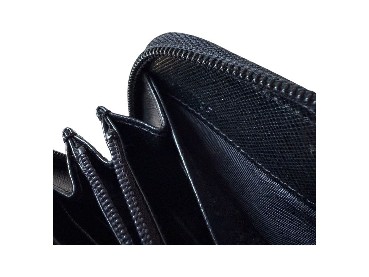 Prada Vintage Prada Logo Plaque Saffiano Long Wallet Size ONE SIZE - 8 Thumbnail