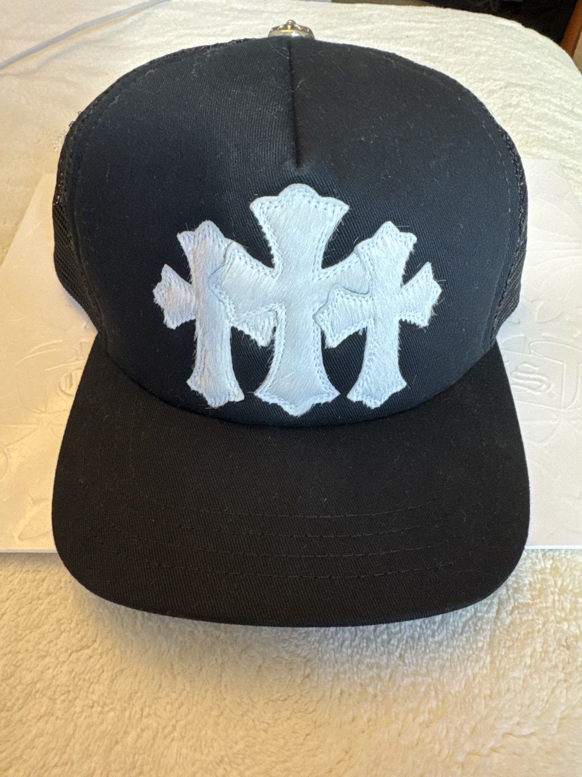 Chrome Hearts Chrome Hearts Cemetery Trucker Hat -Calf pony Hair Patch Size ONE SIZE - 1 Thumbnail