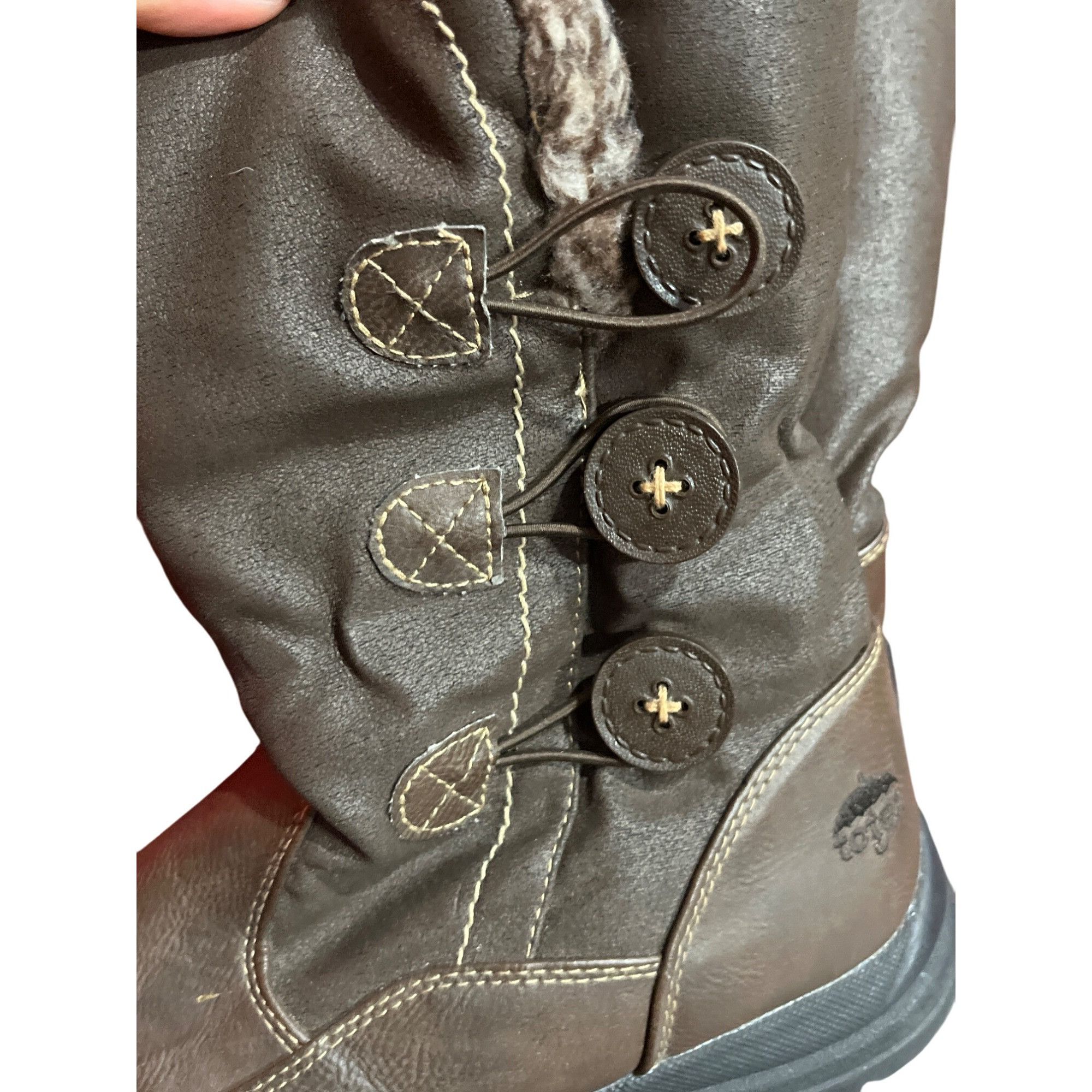 Other Totes Womens Brown Winter Boots Faux Fur Sz 8 SKU 8945 Size US 8 / IT 38 - 6 Thumbnail