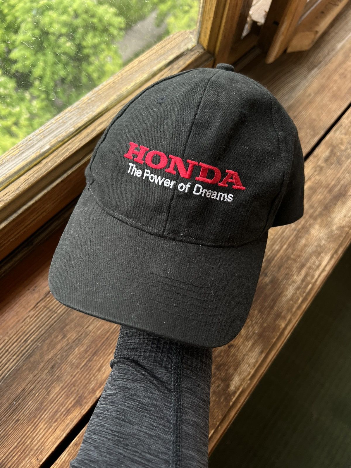 Vintage Vintage 90s Honda Racing Hat Cap Black Size ONE SIZE - 2 Thumbnail