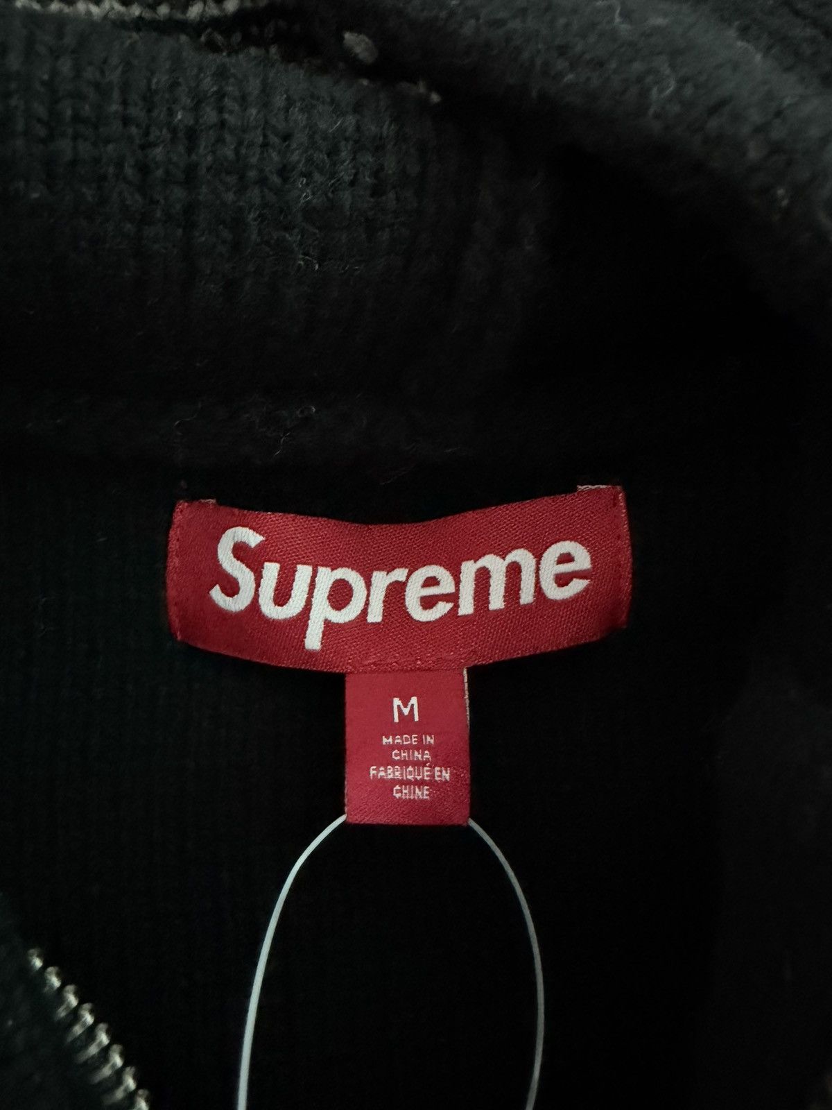 Supreme Supreme Beaded Zip Up Hooded Sweater Black Size US M / EU 48-50 / 2 - 3 Thumbnail