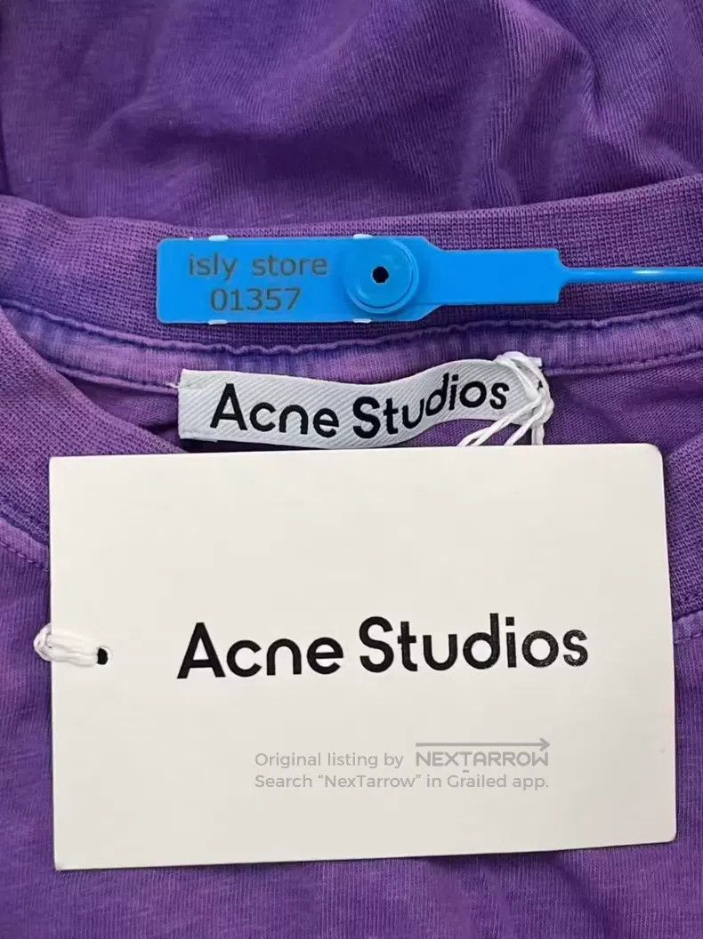 Acne Studios Acne Studios Logo embroidery round neck short sleeve T-shi Size XS / US 0-2 / IT 36-38 - 5 Thumbnail
