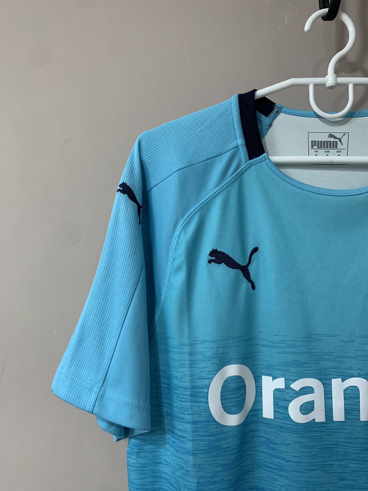 Puma Olympique Marseille 2018 Away Football Shirt Puma Soccer Size US M / EU 48-50 / 2 - 3 Thumbnail