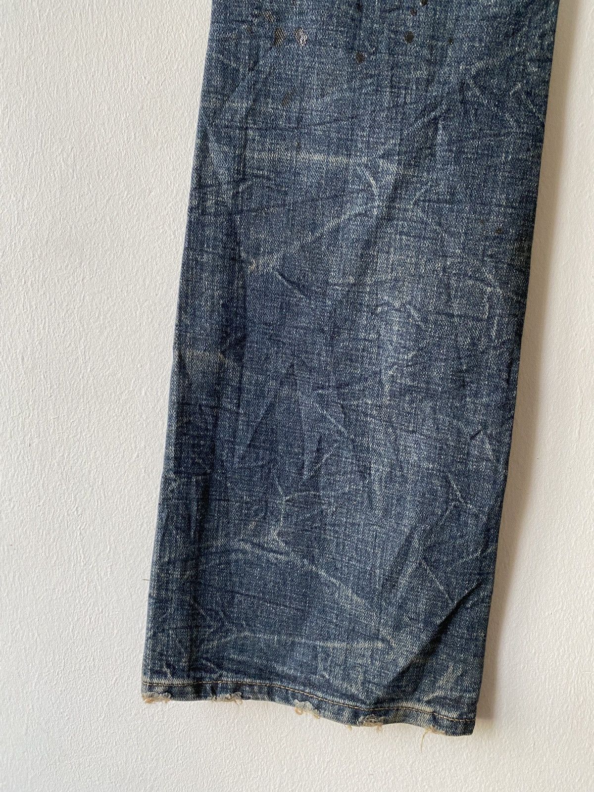 Japanese Brand Japanese Brand Back Rush Flare Distressed Denim Size US 29 - 12 Thumbnail