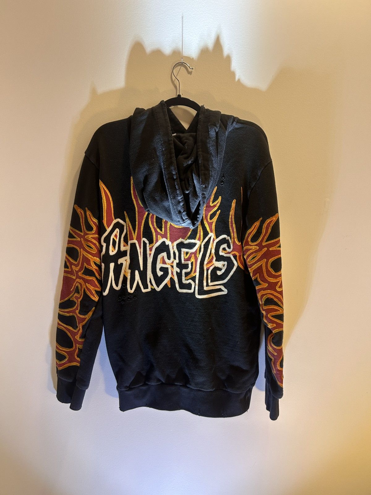 Palm Angels Palm angels flame print hoodie Size US L / EU 52-54 / 3 - 2 Thumbnail