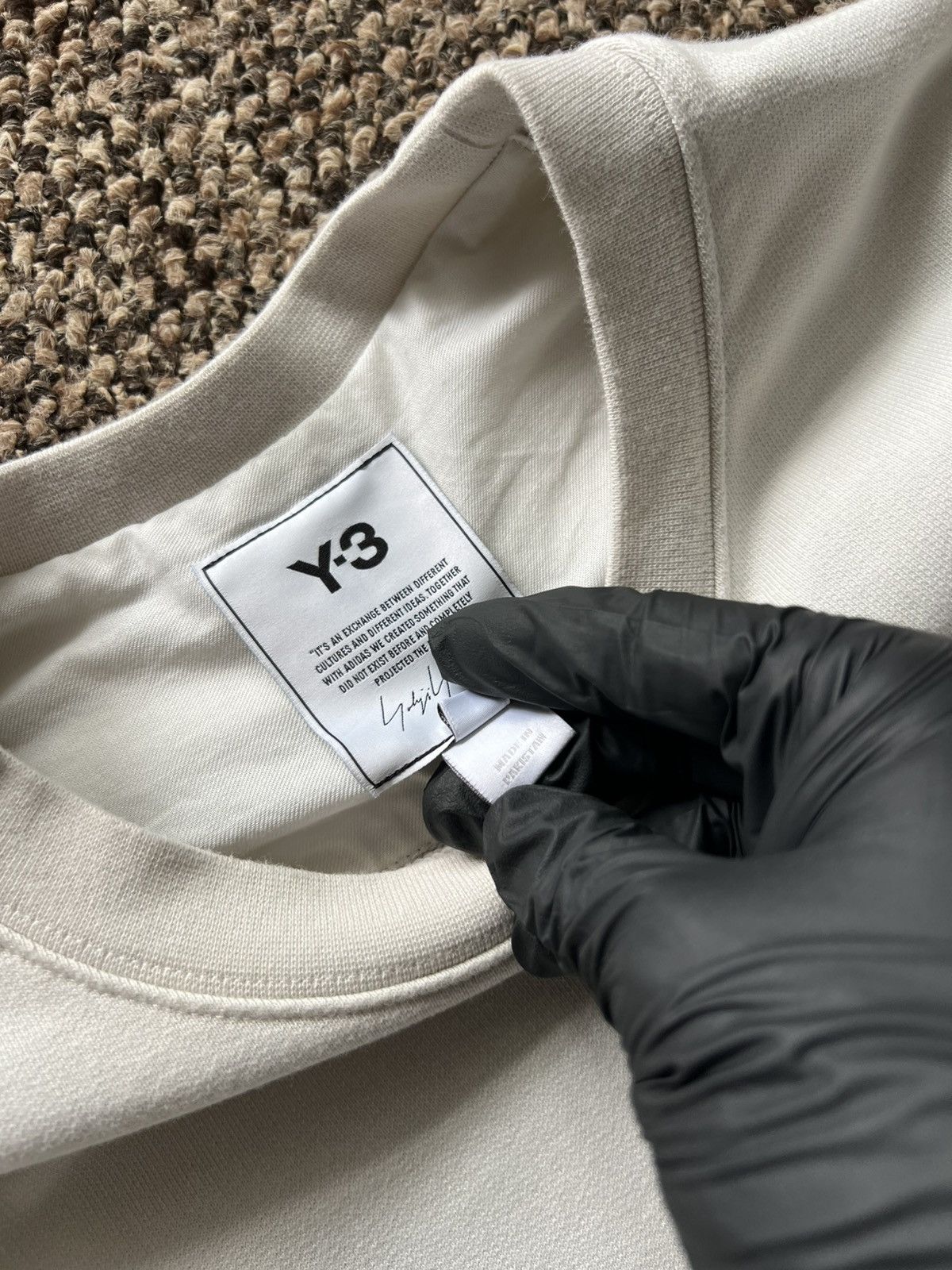 Yohji Yamamoto Y-3 Yohji Yamamoto Longsleeve Big Logo Size US L / EU 52-54 / 3 - 11 Thumbnail