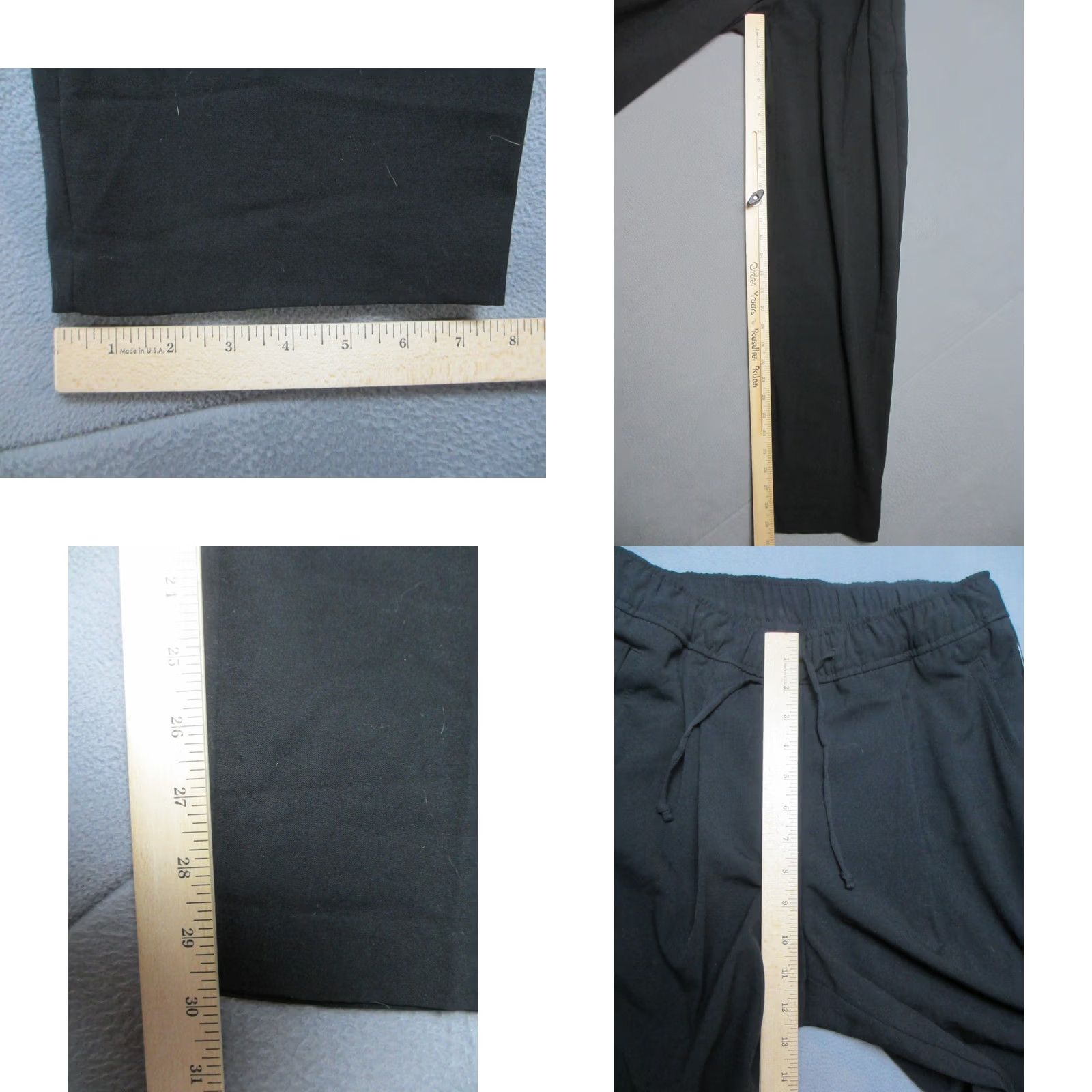 Old Navy Old Navy Pants Womens Small Tall Black High Rise Comfort Drawstring 28X30 Size 28" / US 6 / IT 42 - 8 Thumbnail