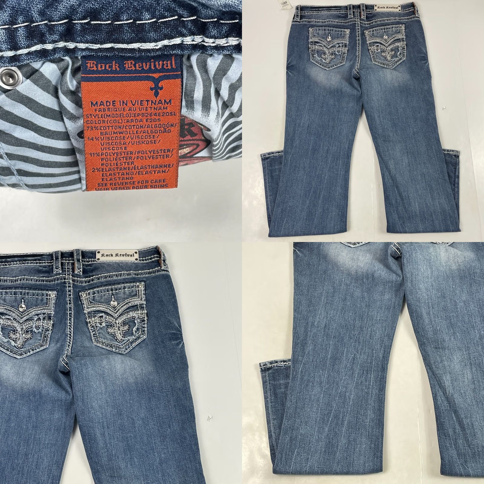 Vintage - Brand: Rock Revival Size 24" / US 00 / IT 34 - 8 Thumbnail