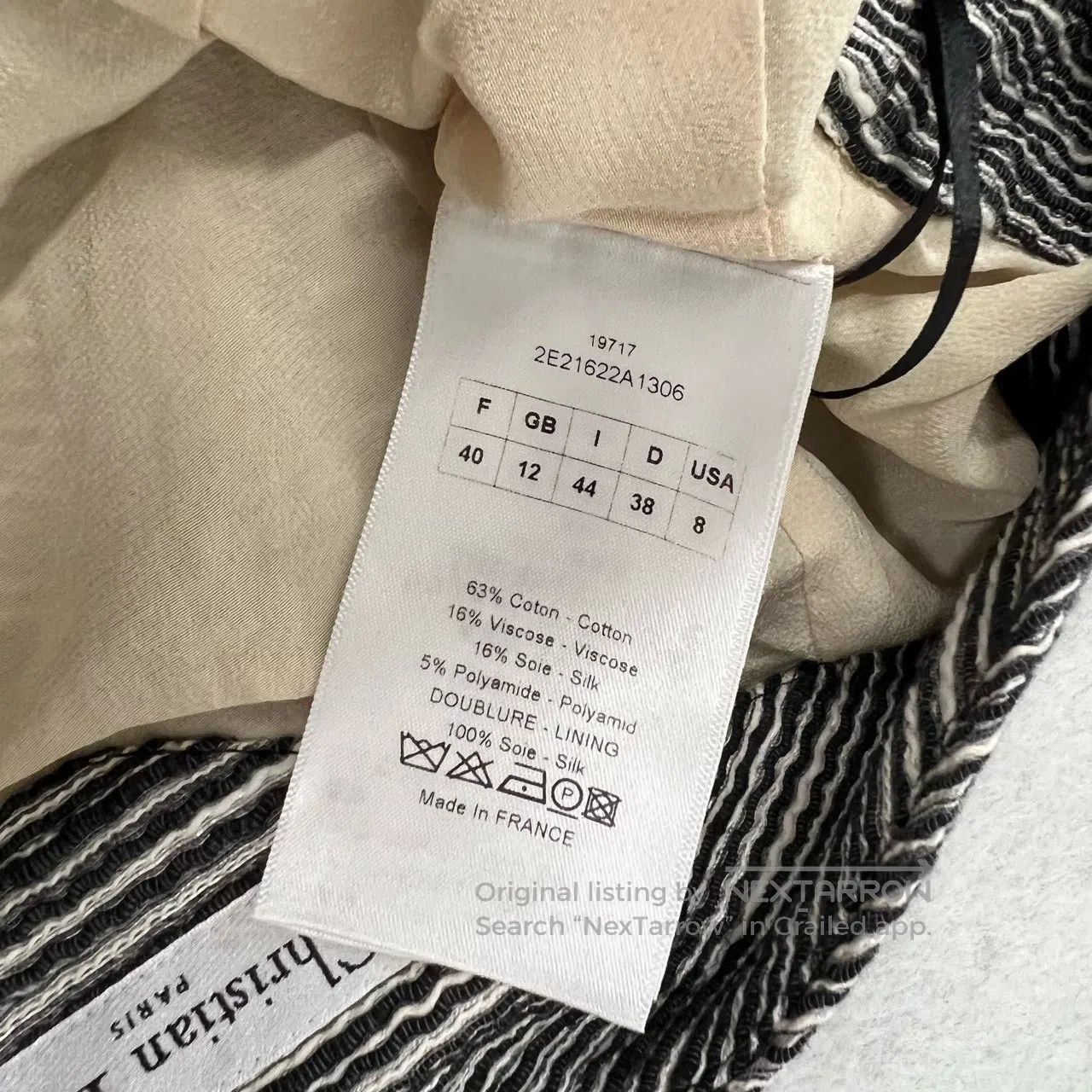 Dior Dior size 40 Elegant wave-pattern sleeveless fitted dress| Size M / US 6-8 / IT 42-44 - 5 Thumbnail