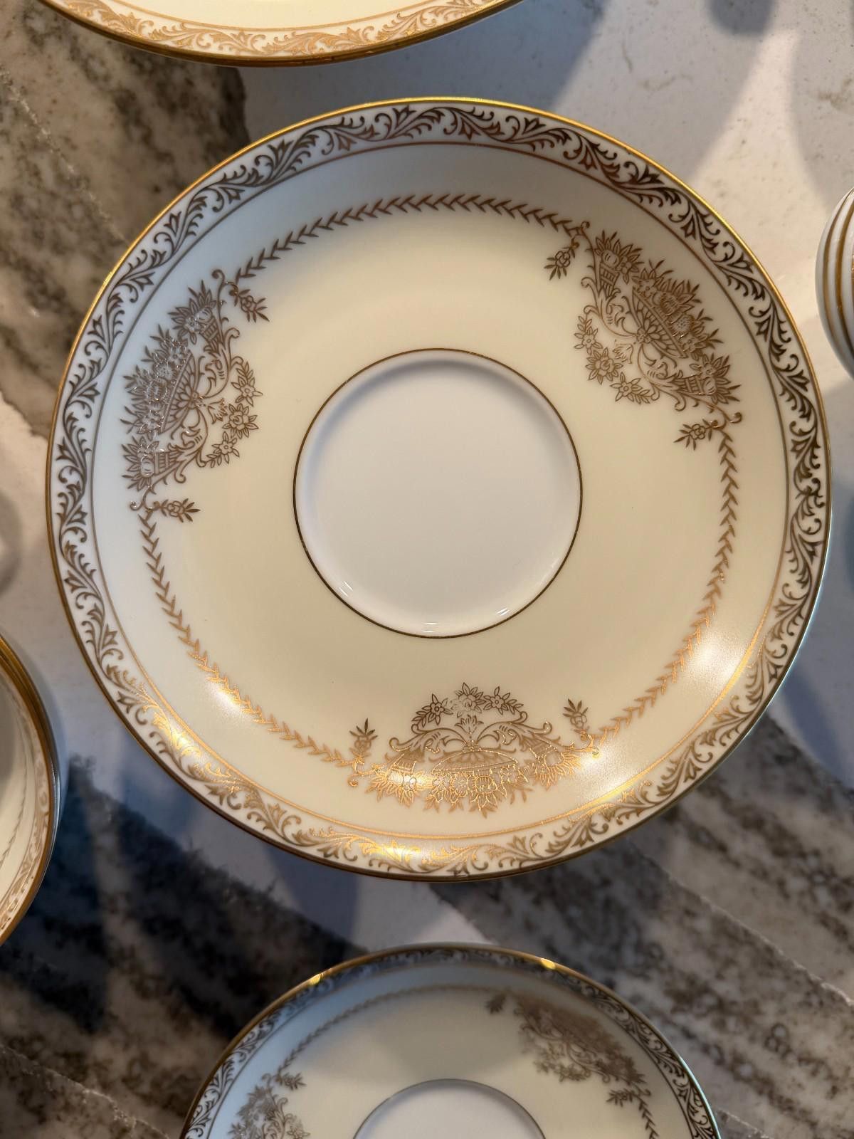 Other Vintage Noritake Bancroft 5481 38-Piece China Set Gold Trim Size ONE SIZE - 6 Thumbnail