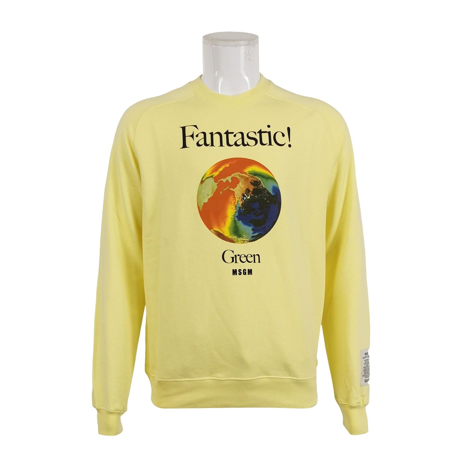 MSGM MSGM Earth Graphic Fantastic Green Sweatshirt Size M Size US M / EU 48-50 / 2 - 1 Thumbnail