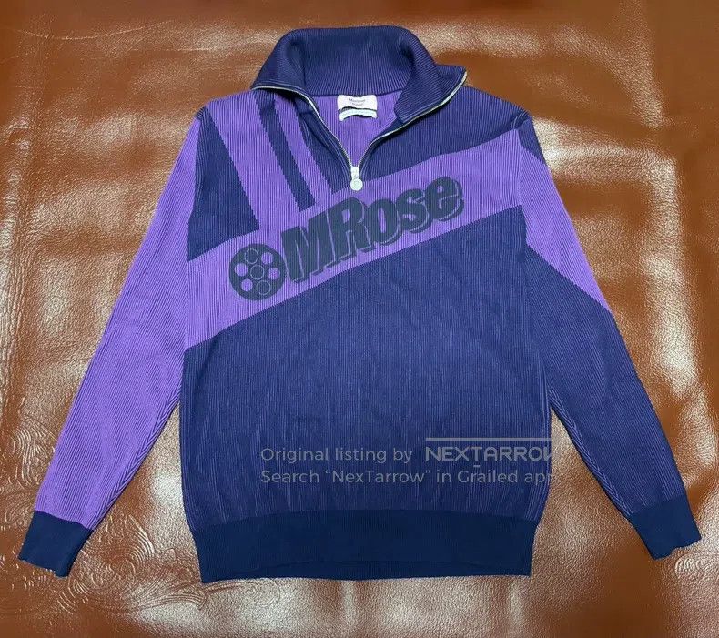 Martine Rose Martine Rose Purple football high-necked sweatshirt Size US S / EU 44-46 / 1 - 2 Thumbnail