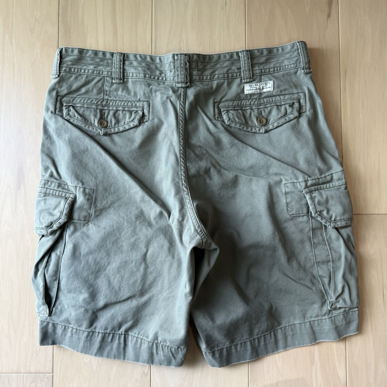 Polo Ralph Lauren Polo Ralph Lauren Cargo Shorts 38 Green Canvas Military Size US 38 / EU 54 - 7 Thumbnail