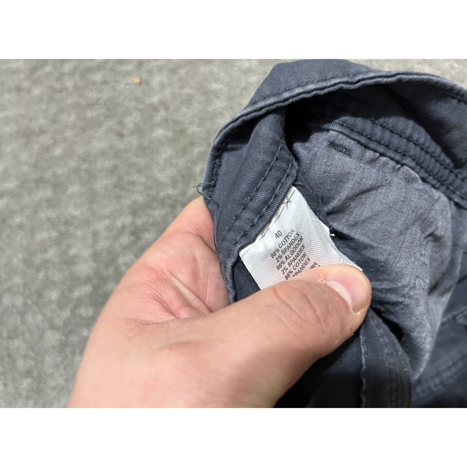 Vintage UNIONBAY Men Cargo Shorts Blue 40 Stretch Flat Front Casual Size US 40 / EU 56 - 4 Thumbnail