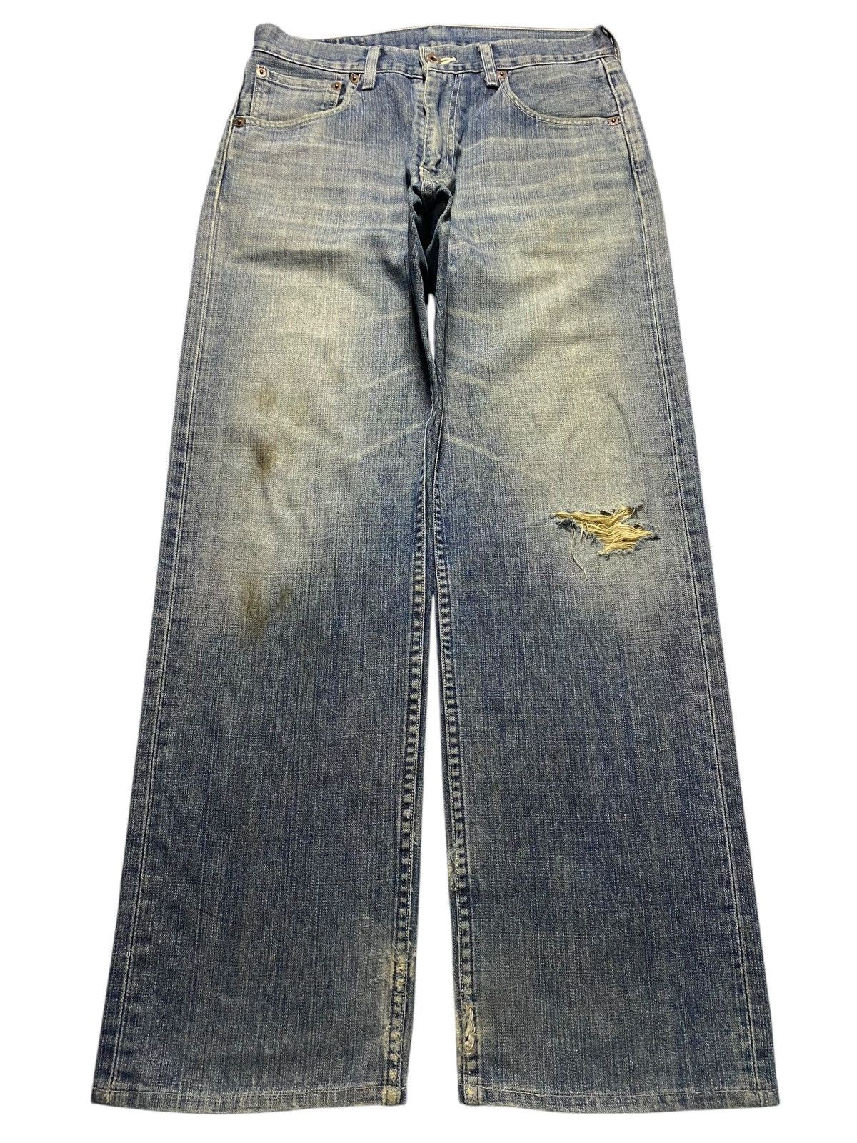 Levi's Vintage Clothing Vintage Levis 503 90’s Grunge Distressed Baggy Jeans Size US 30 / EU 46 - 1 Thumbnail