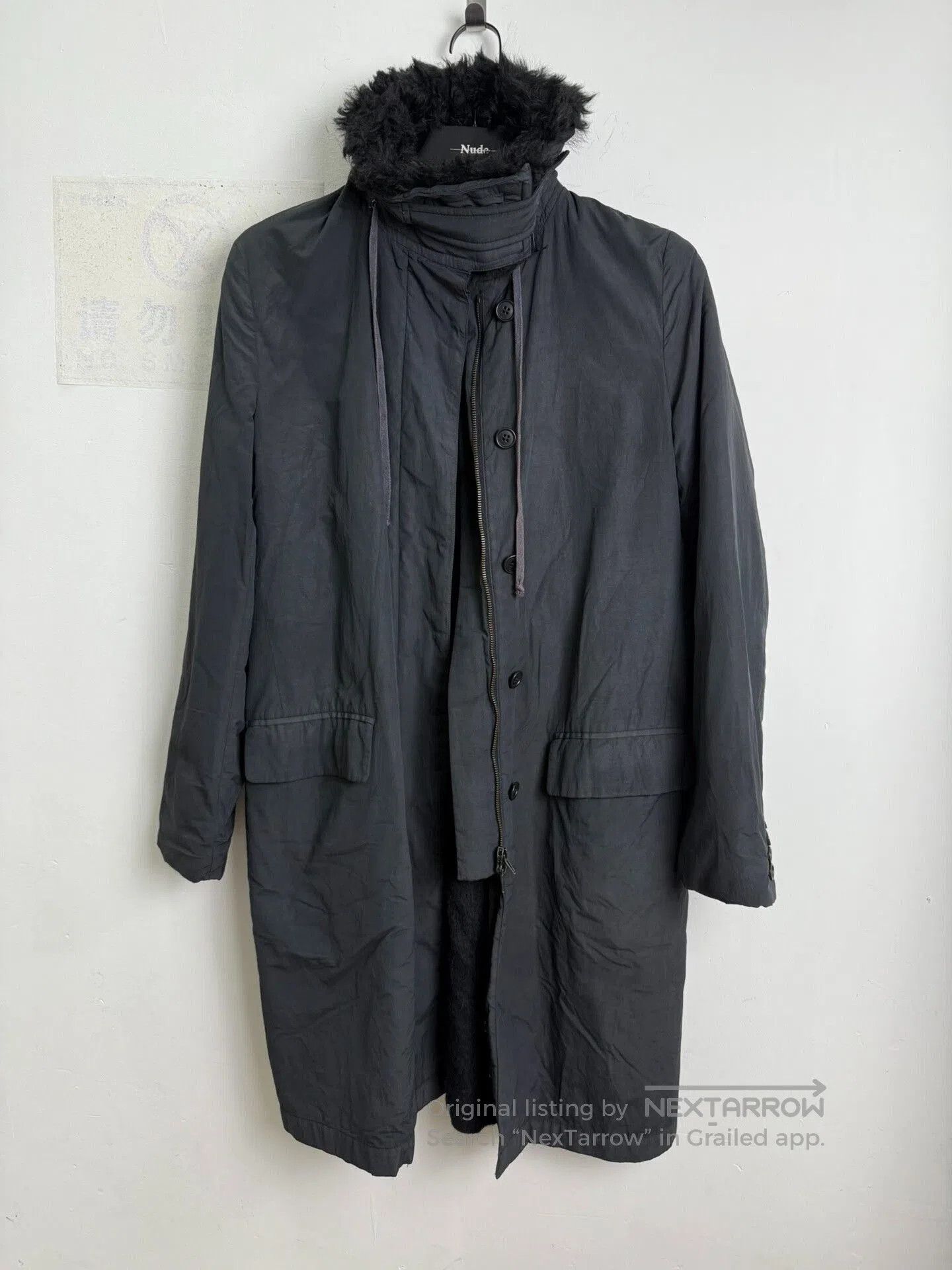 Helmut Lang helmut lang 1999AW parka coat with fur collar. Size US M / EU 48-50 / 2 - 1 Thumbnail