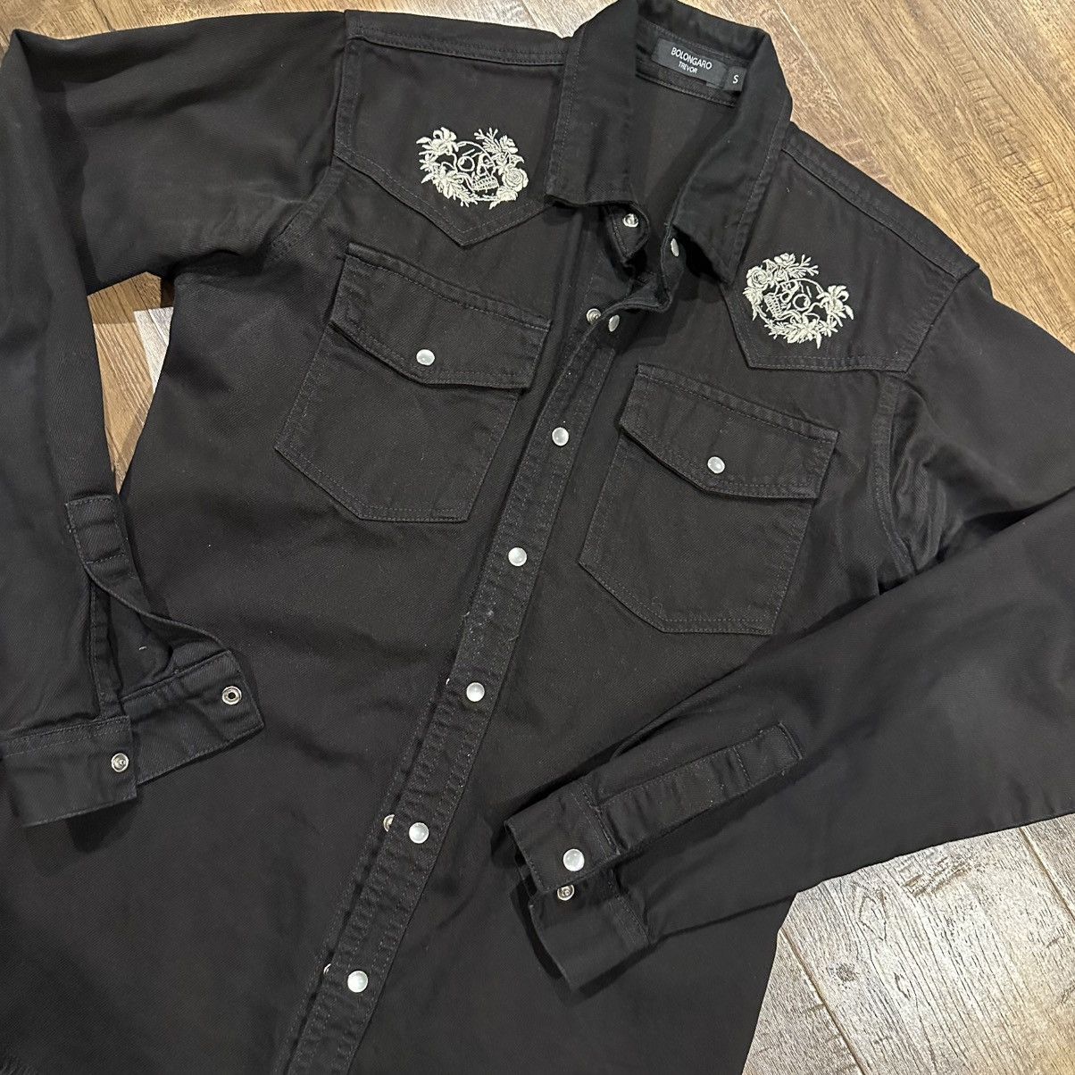 Bolongaro Trevor Bolongaro Trevor Western Denim Shirt Size US S / EU 44-46 / 1 - 2 Thumbnail