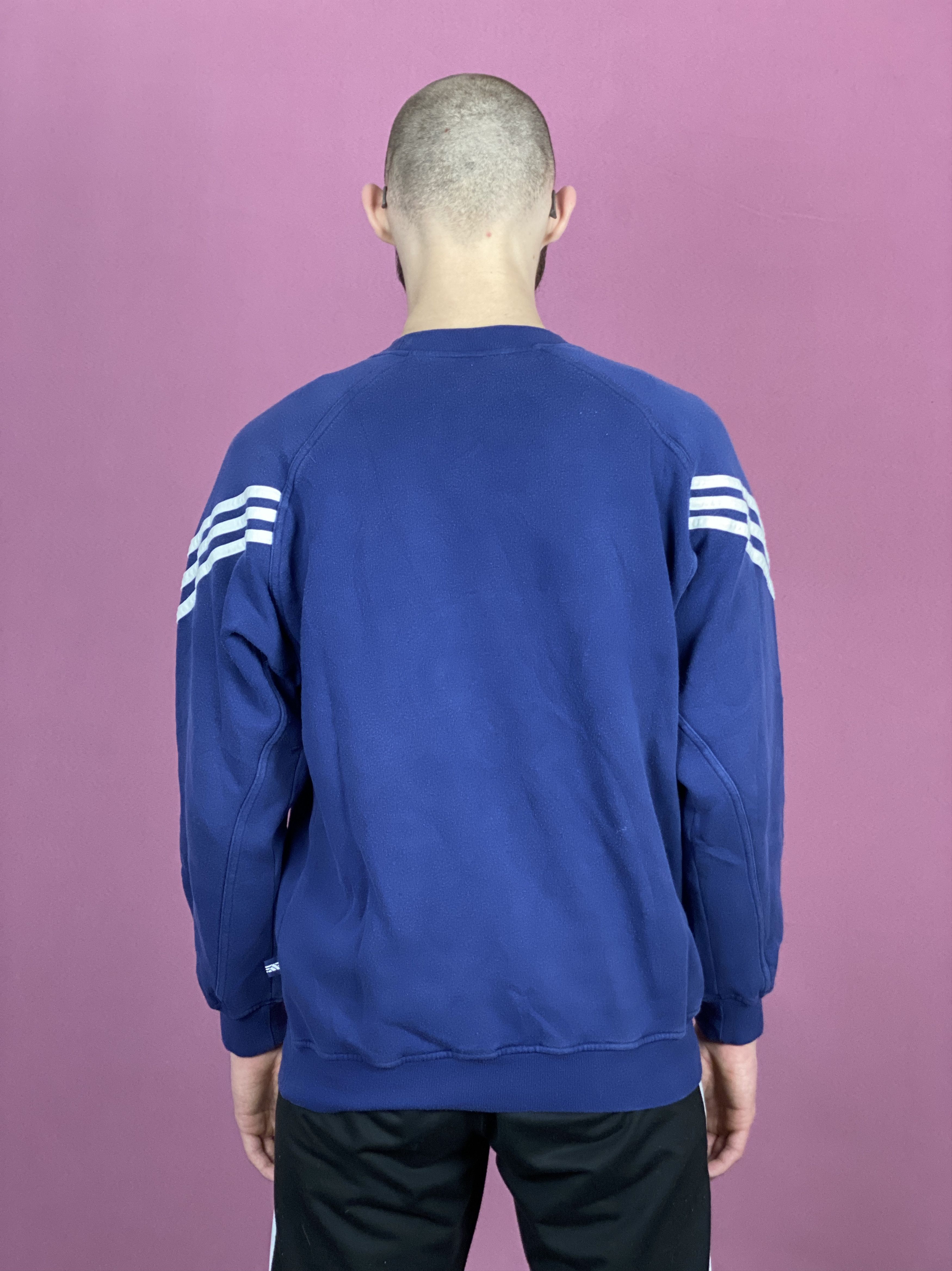 Adidas × Vintage 90s Adidas Vintage Men's Sweatshirt - M Size US M / EU 48-50 / 2 - 3 Thumbnail