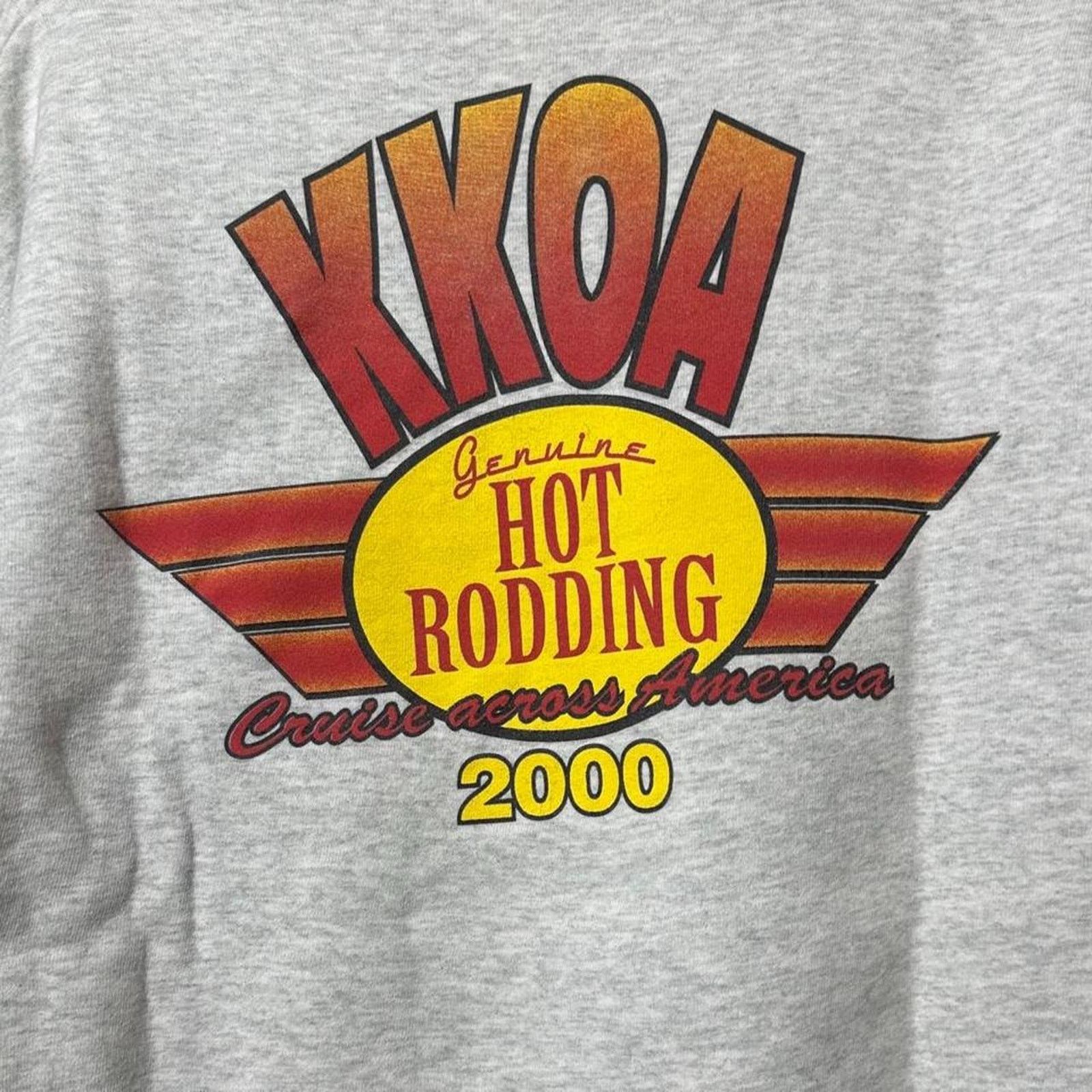 Fruit Of The Loom Vintage Y2K Kustom Kemps Car Show Crewneck Sweatshirt Men XL Size US XL / EU 56 / 4 - 4 Thumbnail
