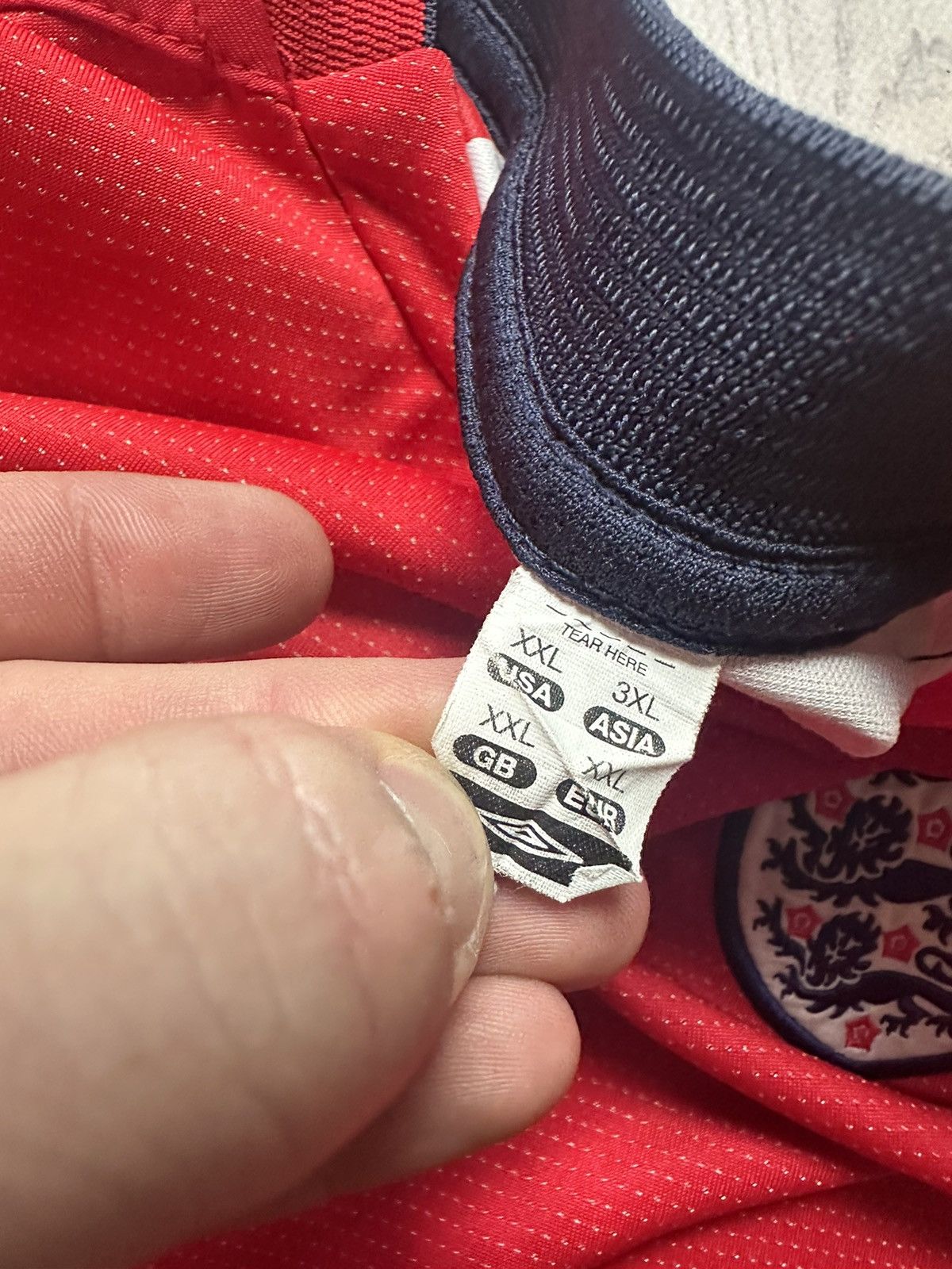 Umbro × Vintage Vintage Umbro England soccer jersey size XXL Size US XXL / EU 58 / 5 - 5 Thumbnail