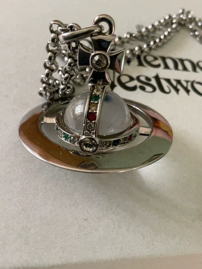 Vivienne Westwood Vivienne Westwood Gun black large orb necklace Size ONE SIZE - 5 Thumbnail