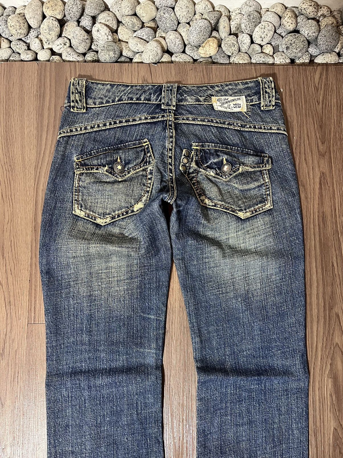 20471120 × If Six Was Nine × Japanese Brand The Bonaventure Vintage fatigue flare mudwash jeans Size US 30 / EU 46 - 4 Thumbnail