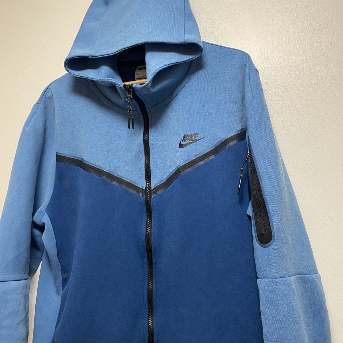 Nike Nike Tech Fleece Hoodie Two Tone Blue Large Size US L / EU 52-54 / 3 - 2 Thumbnail