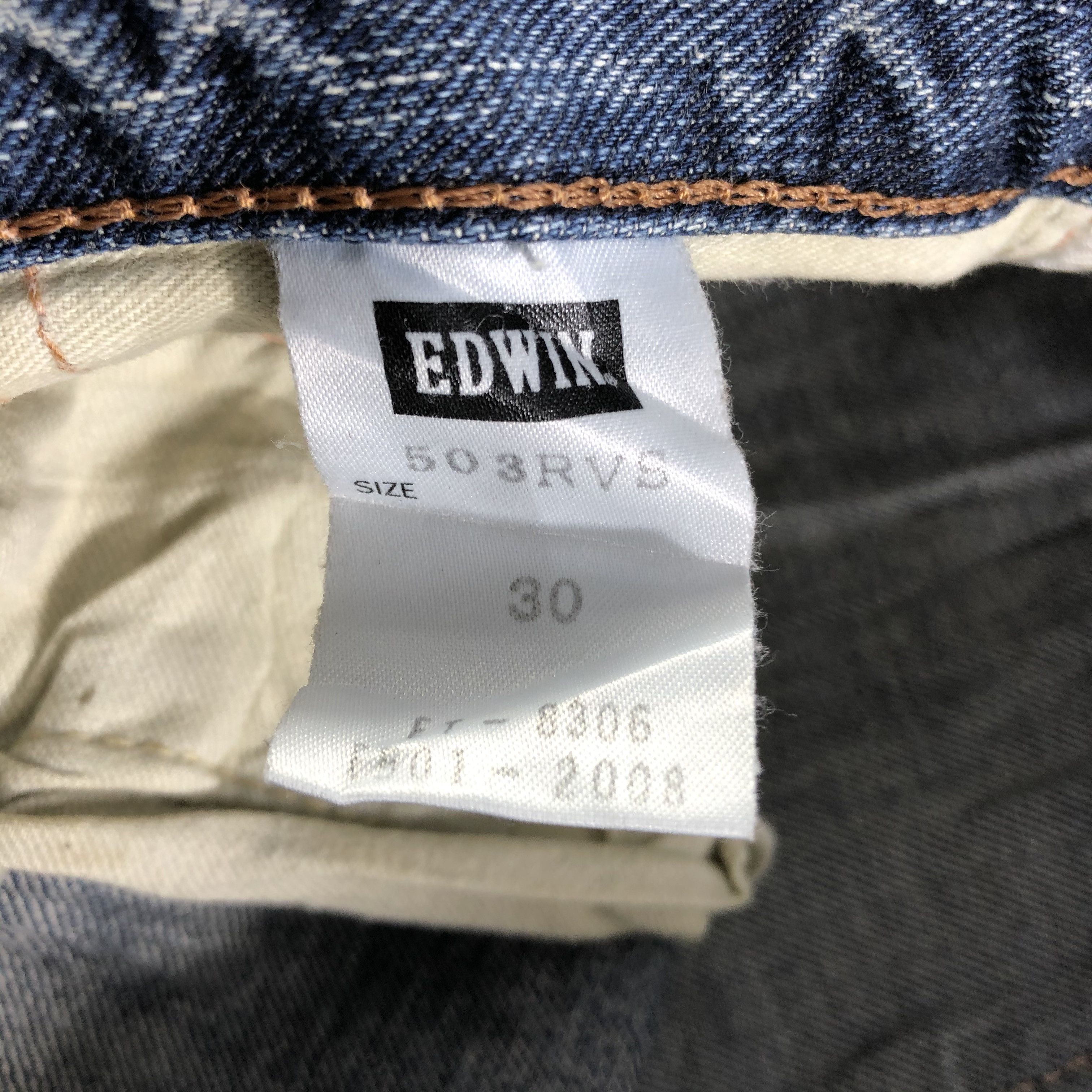 Edwin Vintage Edwin Jeans Patchwork Denim KJ3094 Size US 30 / EU 46 - 9 Thumbnail