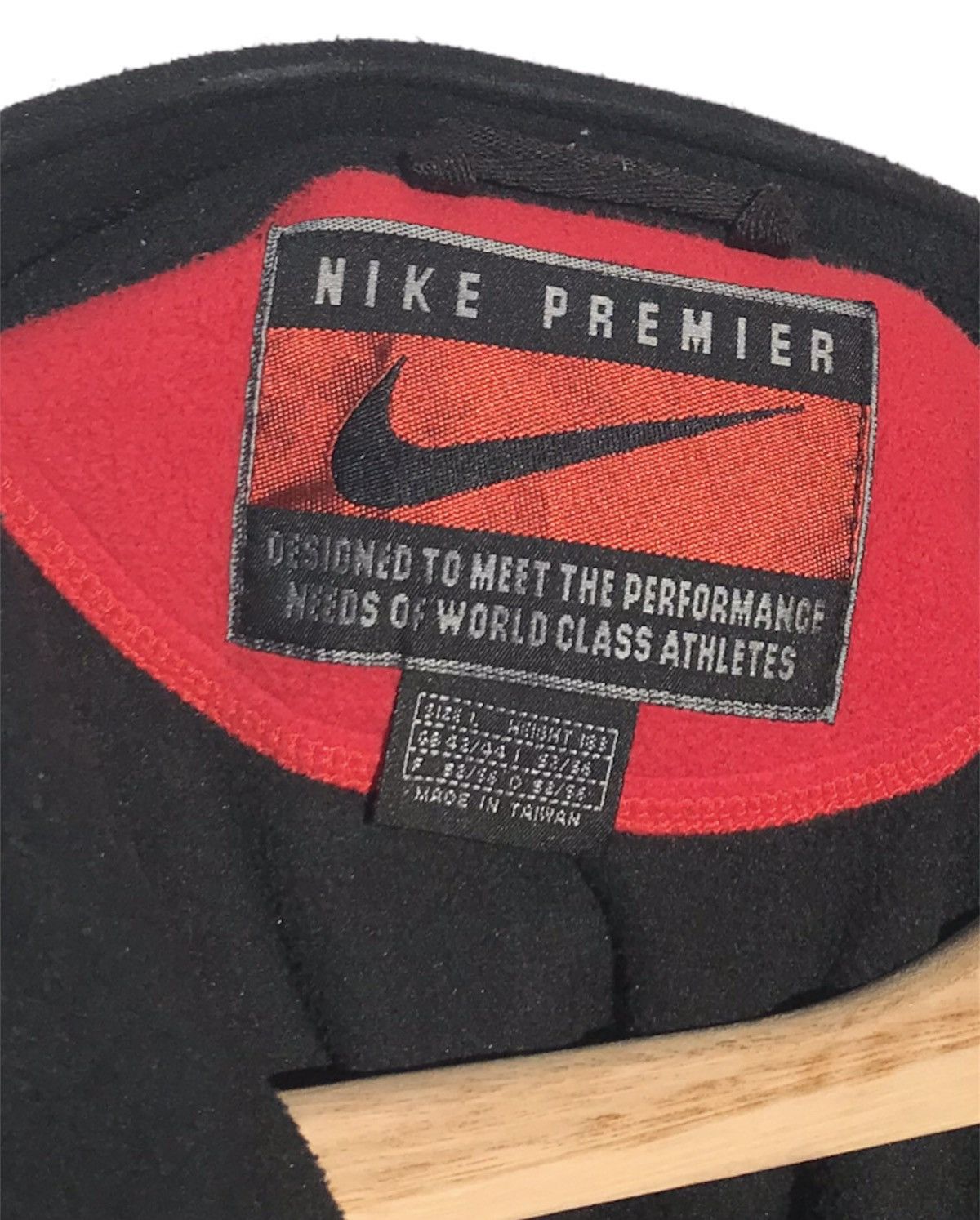 Nike Vintage 90’s Nike Premier Big Swoosh Quarter Zip Fleece Size US L / EU 52-54 / 3 - 10 Thumbnail